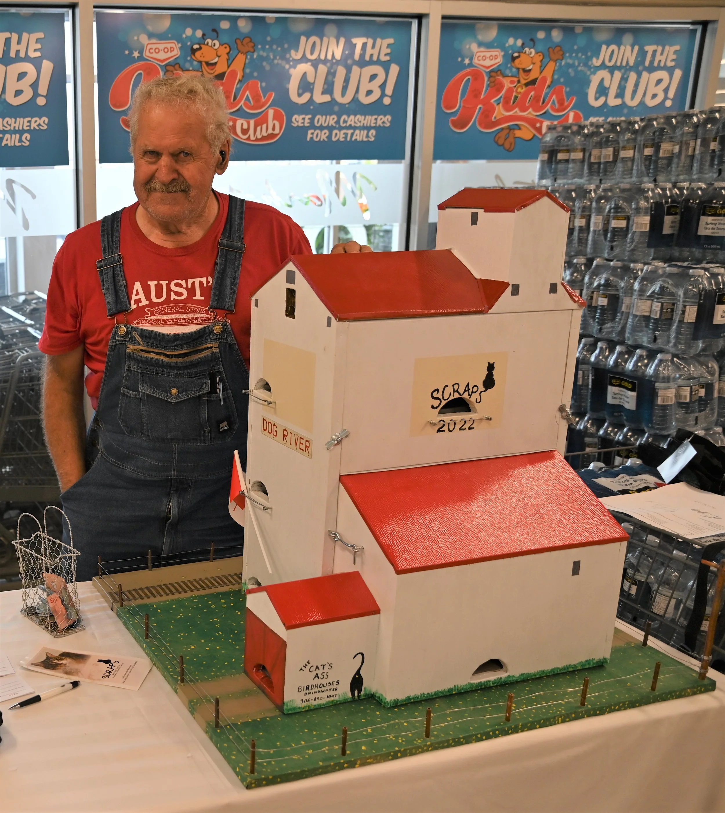 Man Of A Million Hobbies Creates Unique Corner Gas Themed Birdhouse To Help SCRAPS
