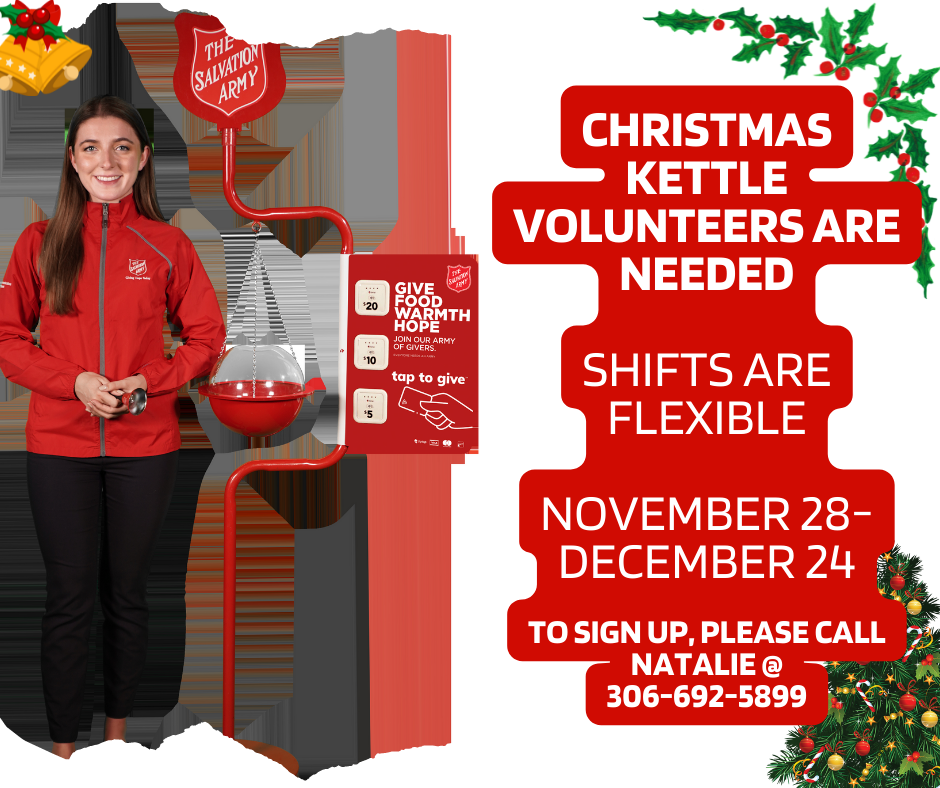 Salvation Army Looking For Christmas Kettles Volunteers