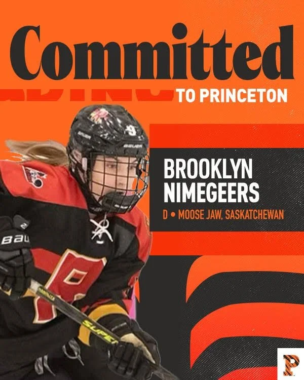 Former Moose Jaw Mavericks' Product Brooklyn Nimegeers Commits To Princeton Tigers