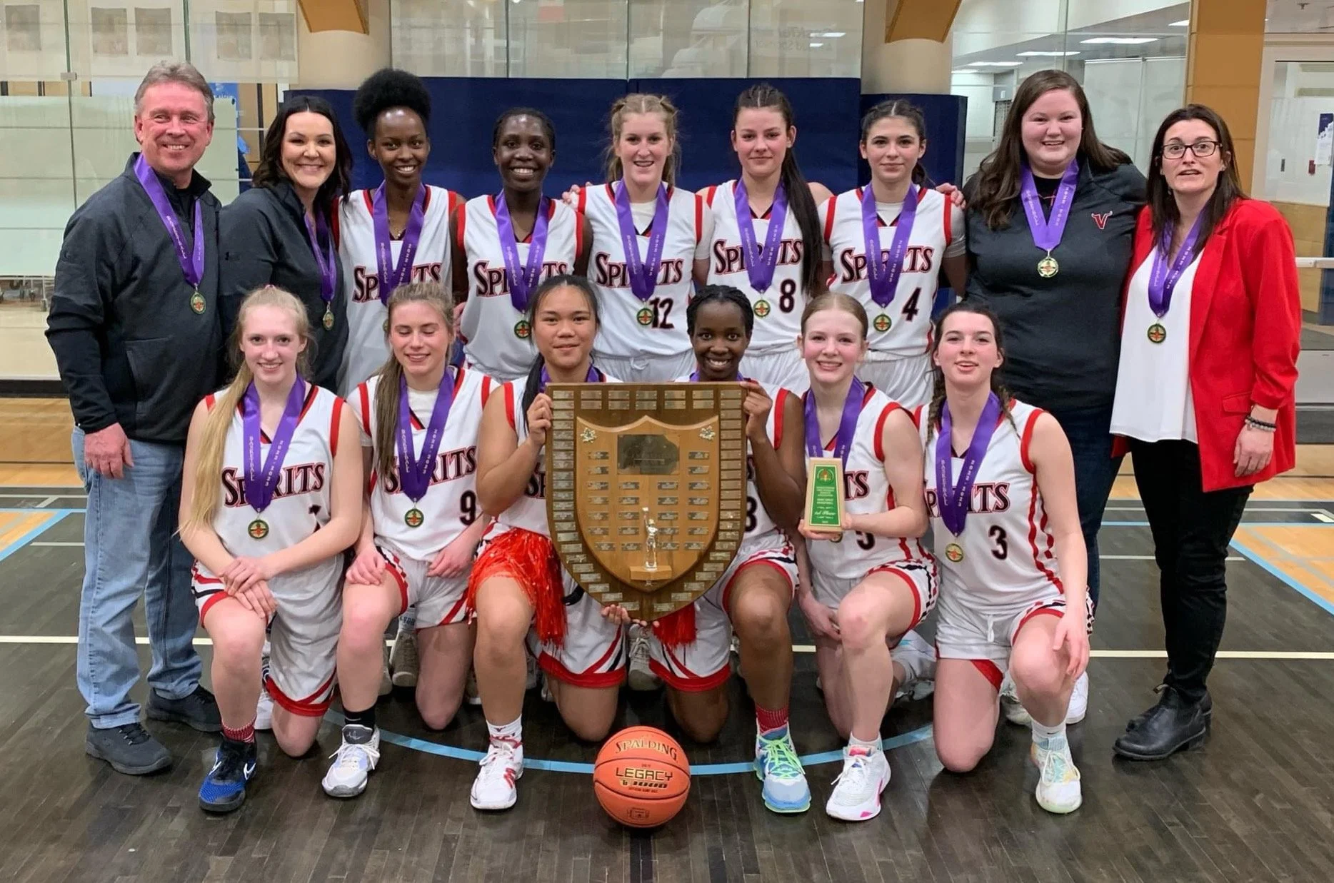 Spirits Crowned High School 4A Girls Provincial Basketball Champions