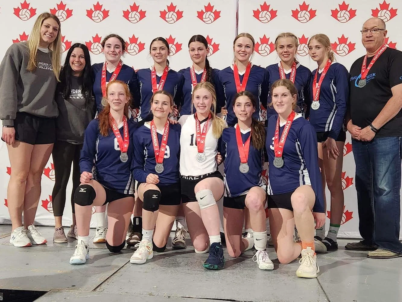 16U Ladies Volleyball Club Wins Silver At Nationals