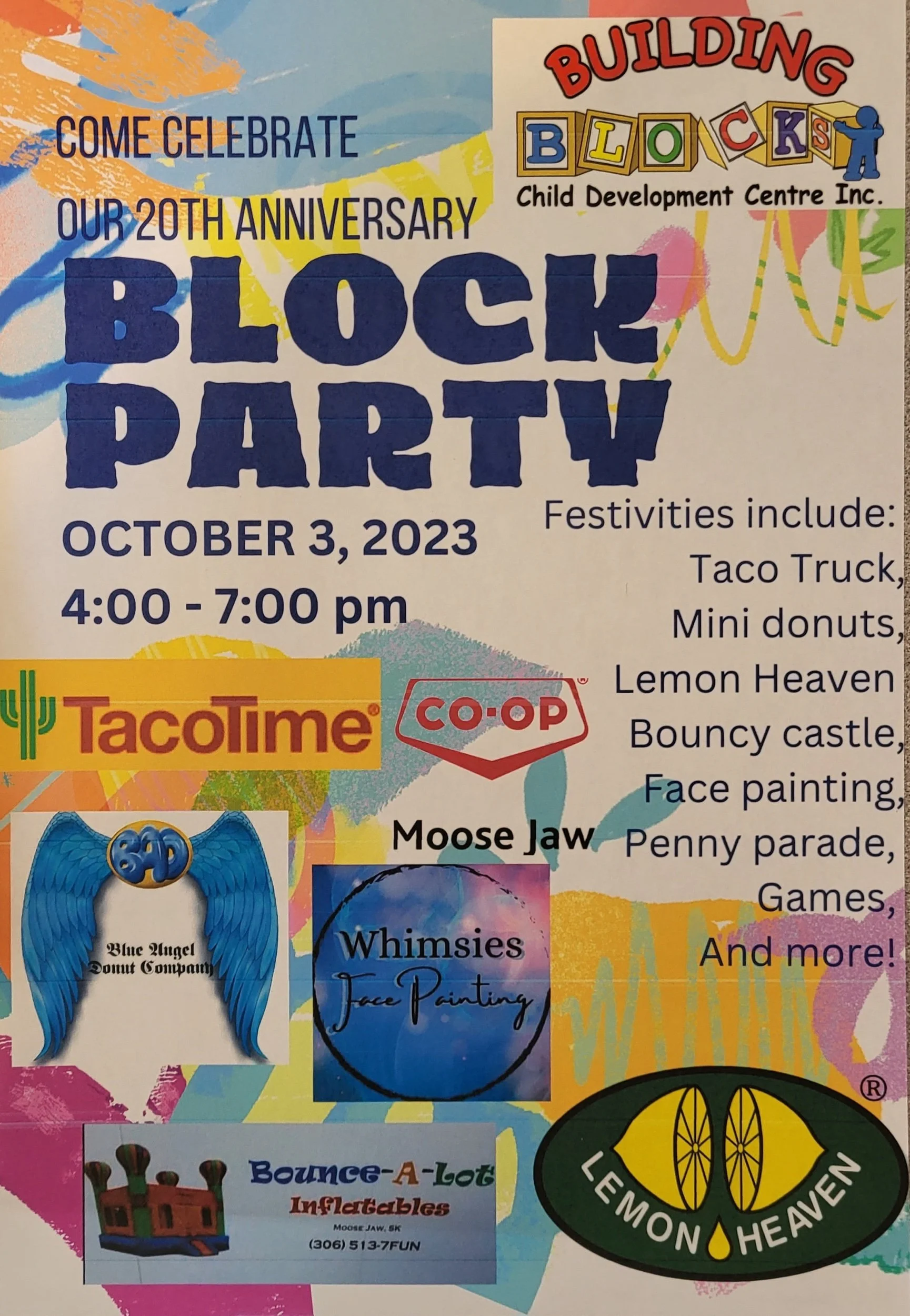 Building Blocks Holding Street Fair