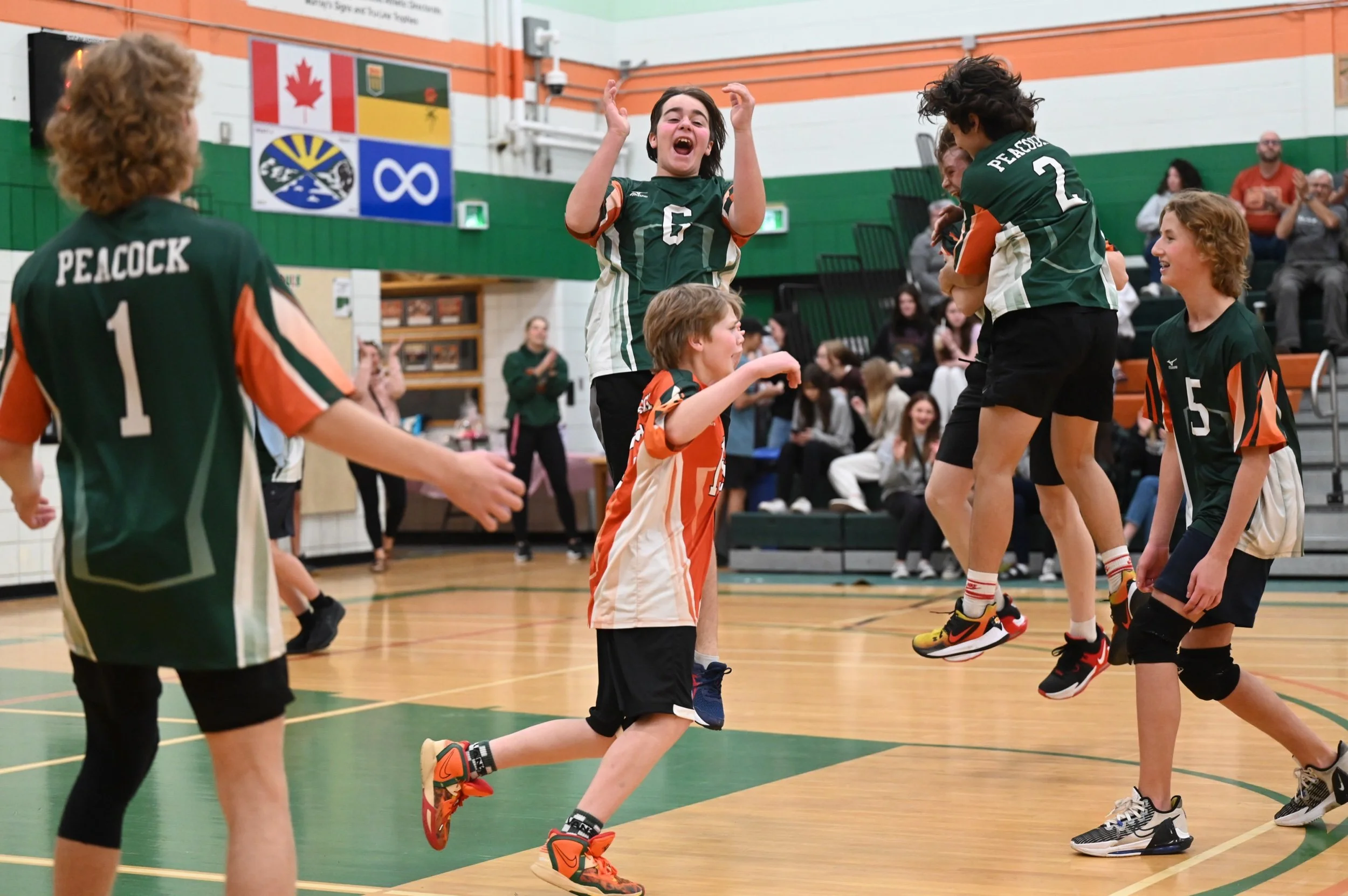 Peacock Defeats Vanier In Junior Boys Match
