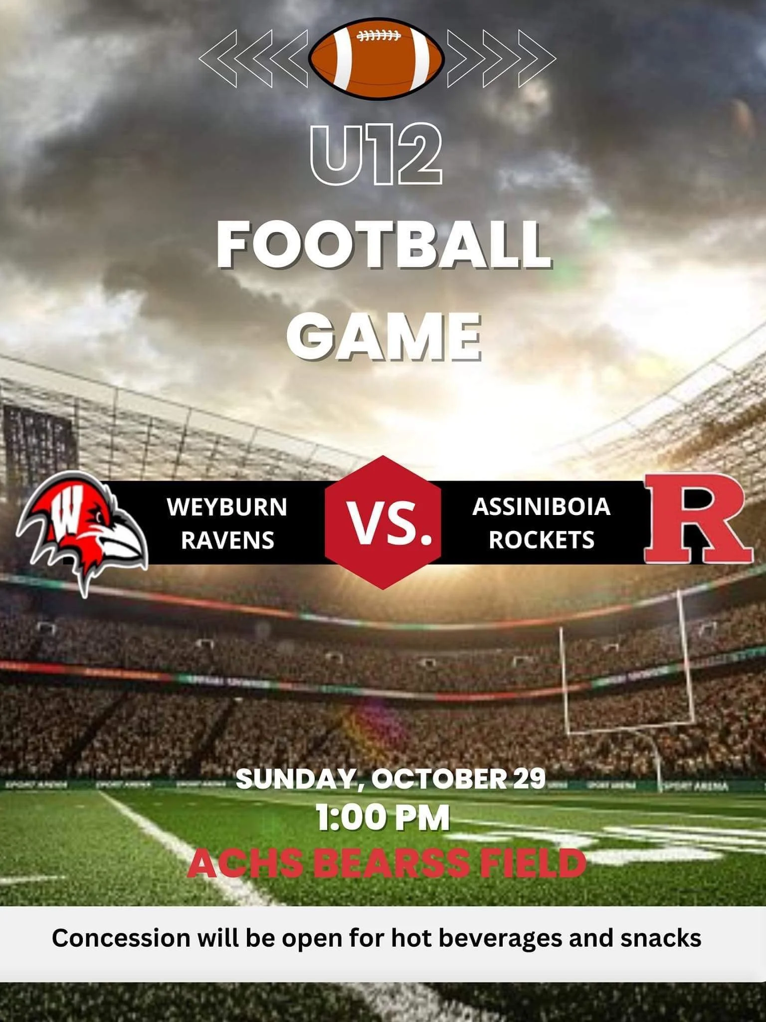 Volunteers In Assiniboia Clean Snow From Football Field By Hand