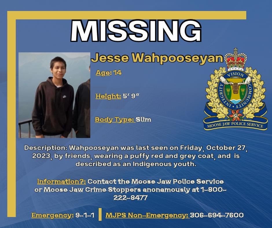 MJPS Seeks Missing Youth