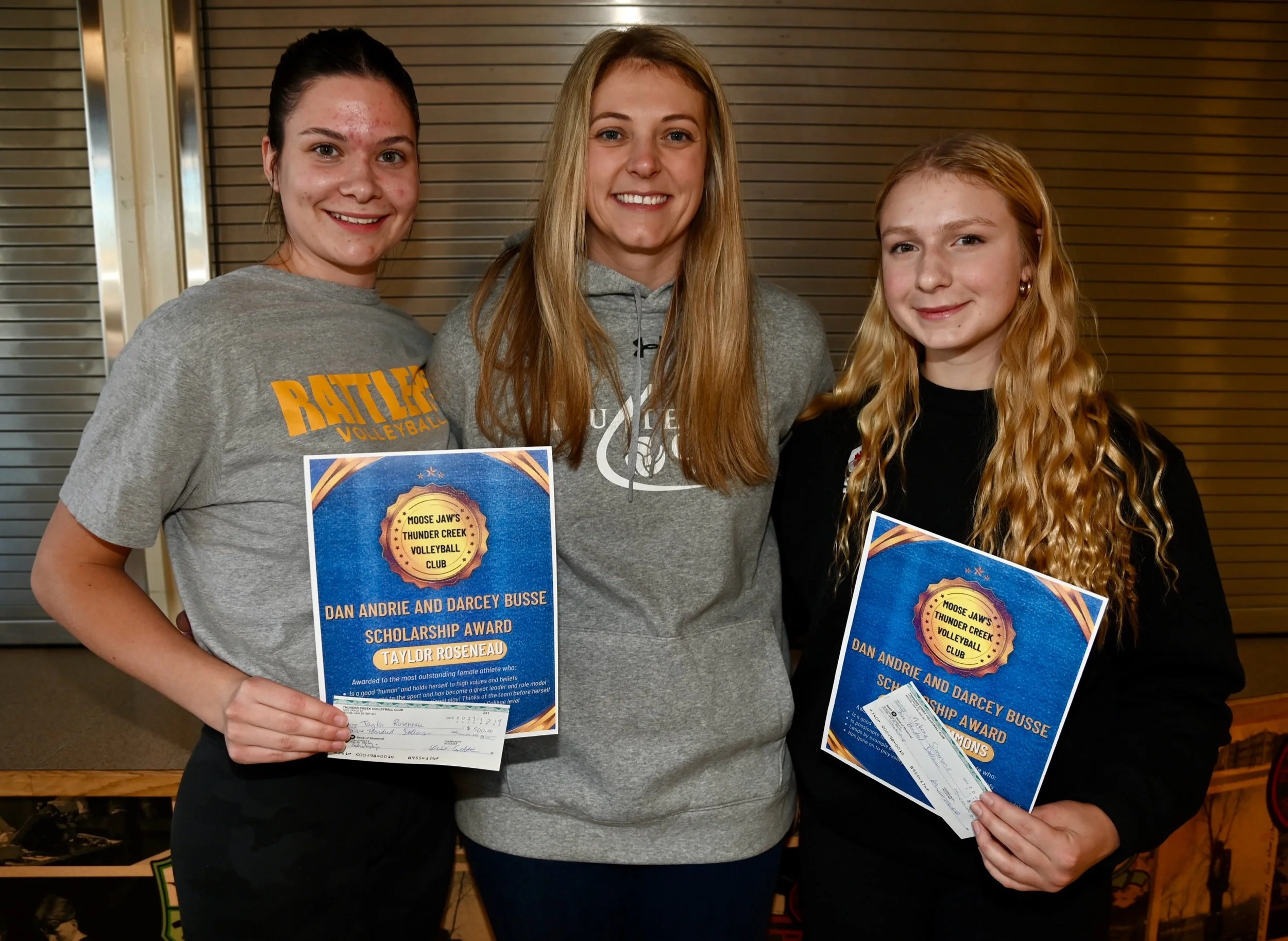 Volleyball Club Presents Scholarships