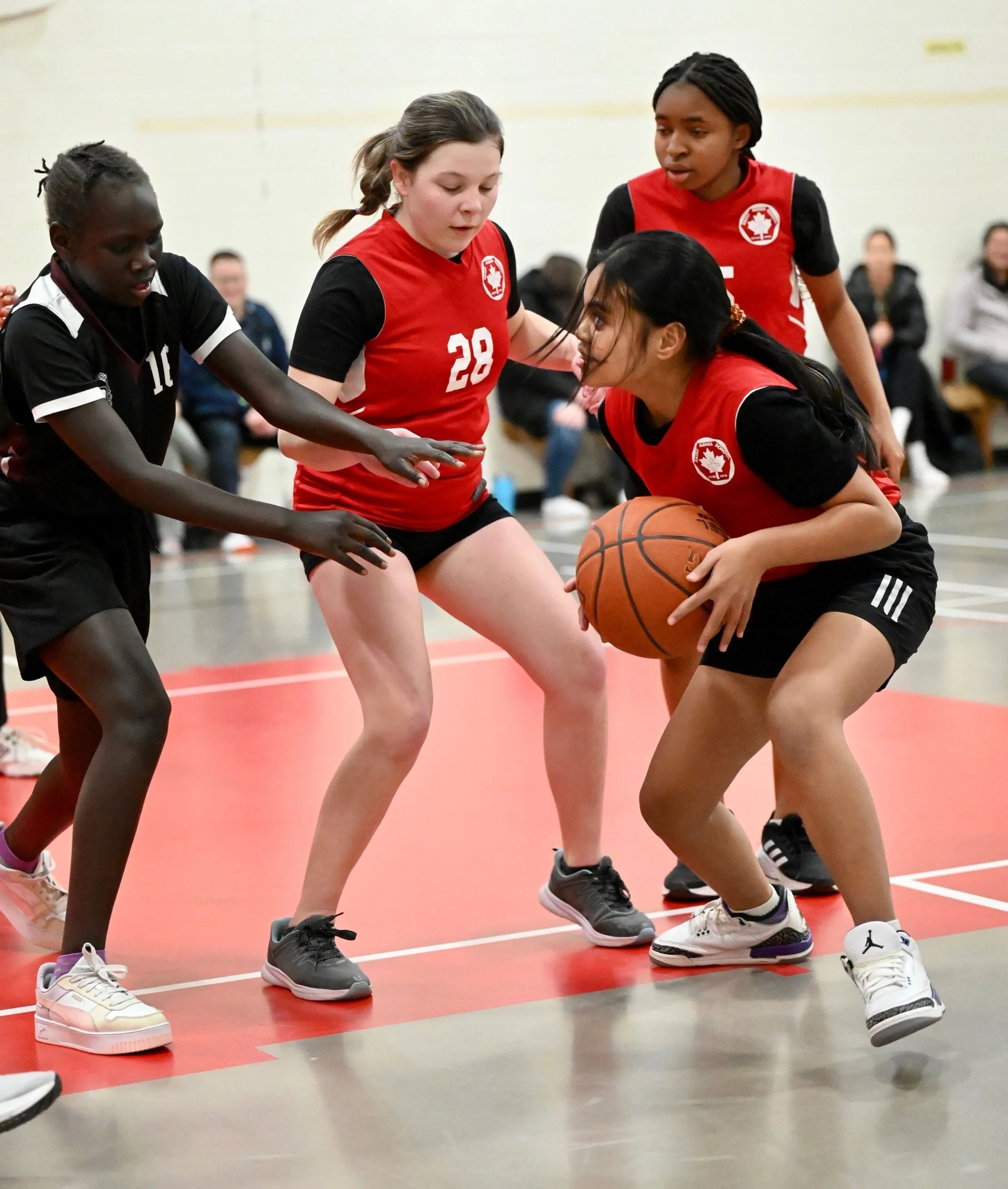 St Agnes And Sacred Heart Girls Hit The Court
