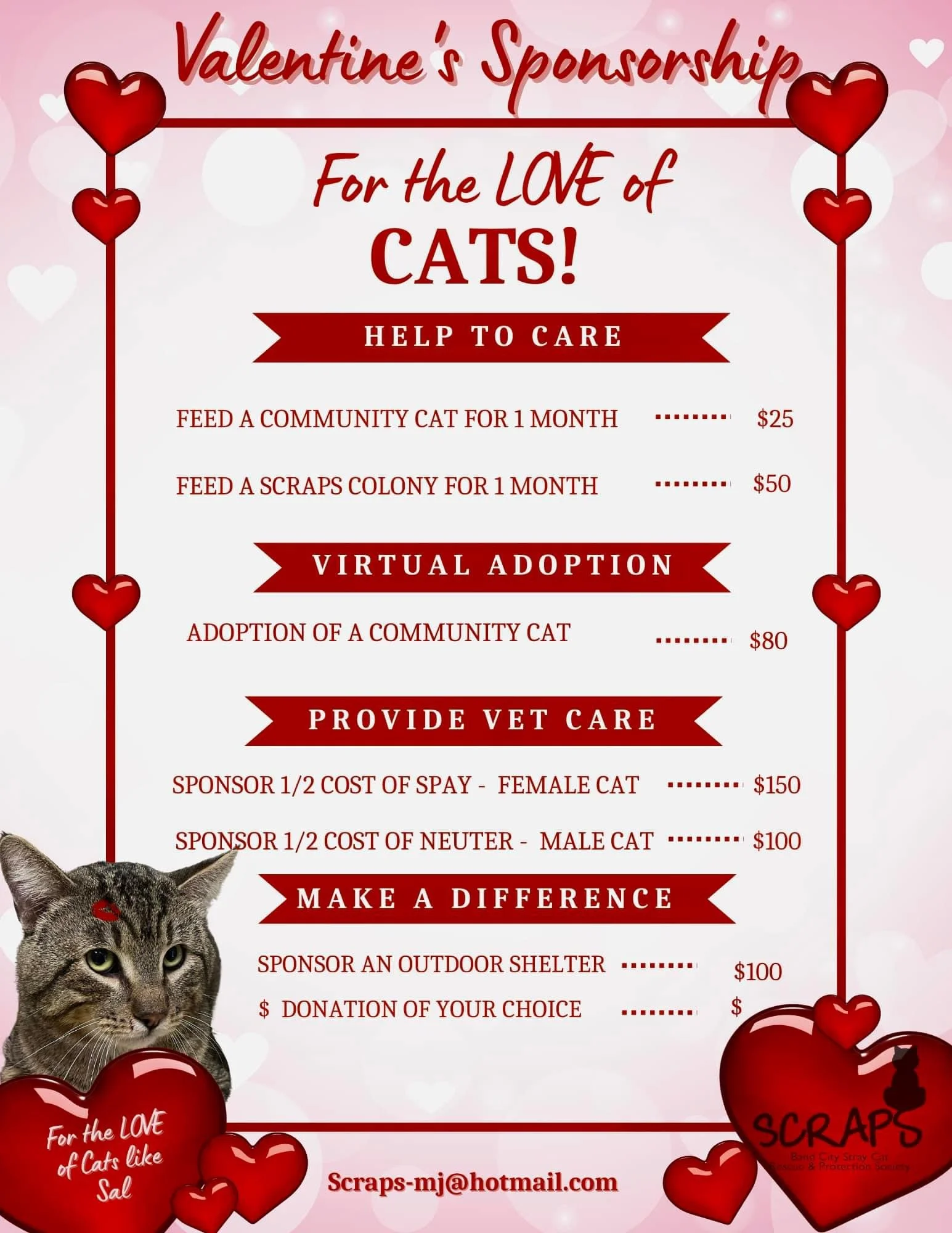 Think Of SCRAPS On Valentine’s Day