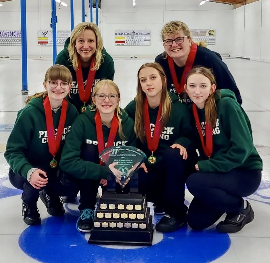 Peacock Girls Win Provincial High School Curling Crown