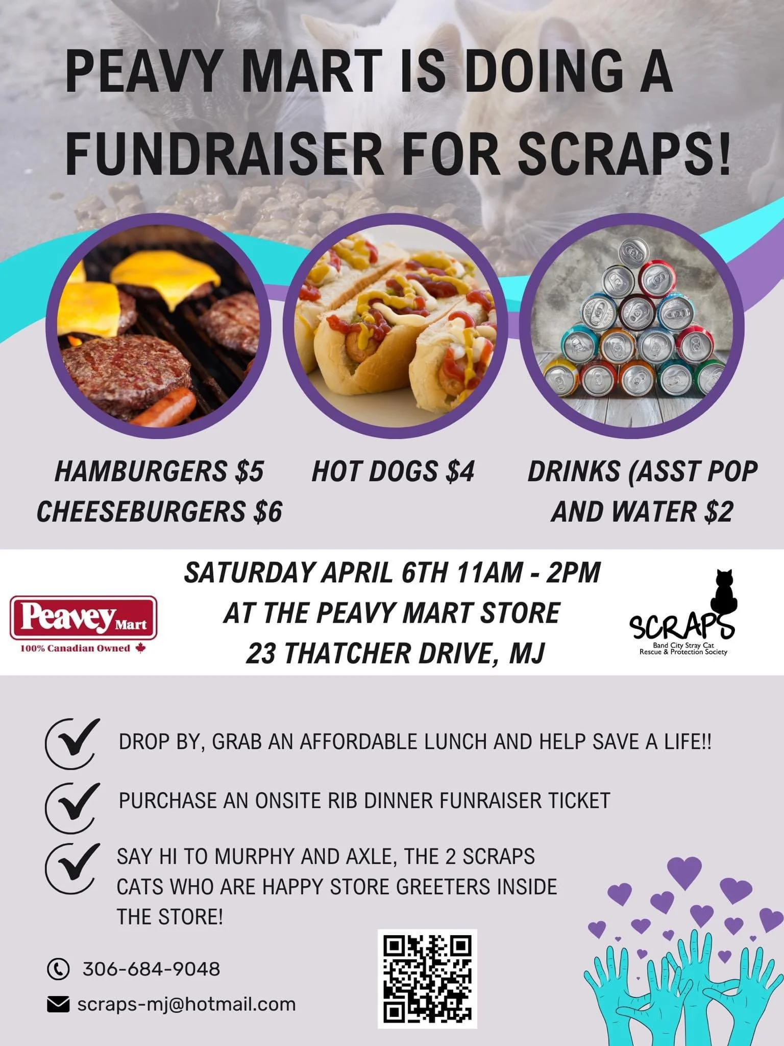 SCRAPS Hosting Fundraising Events