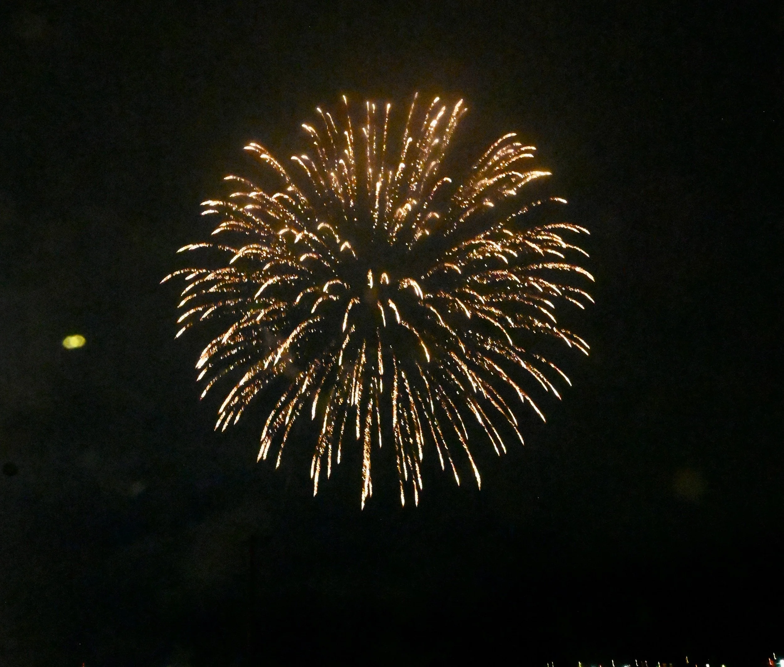Fireworks And A Downpour 
