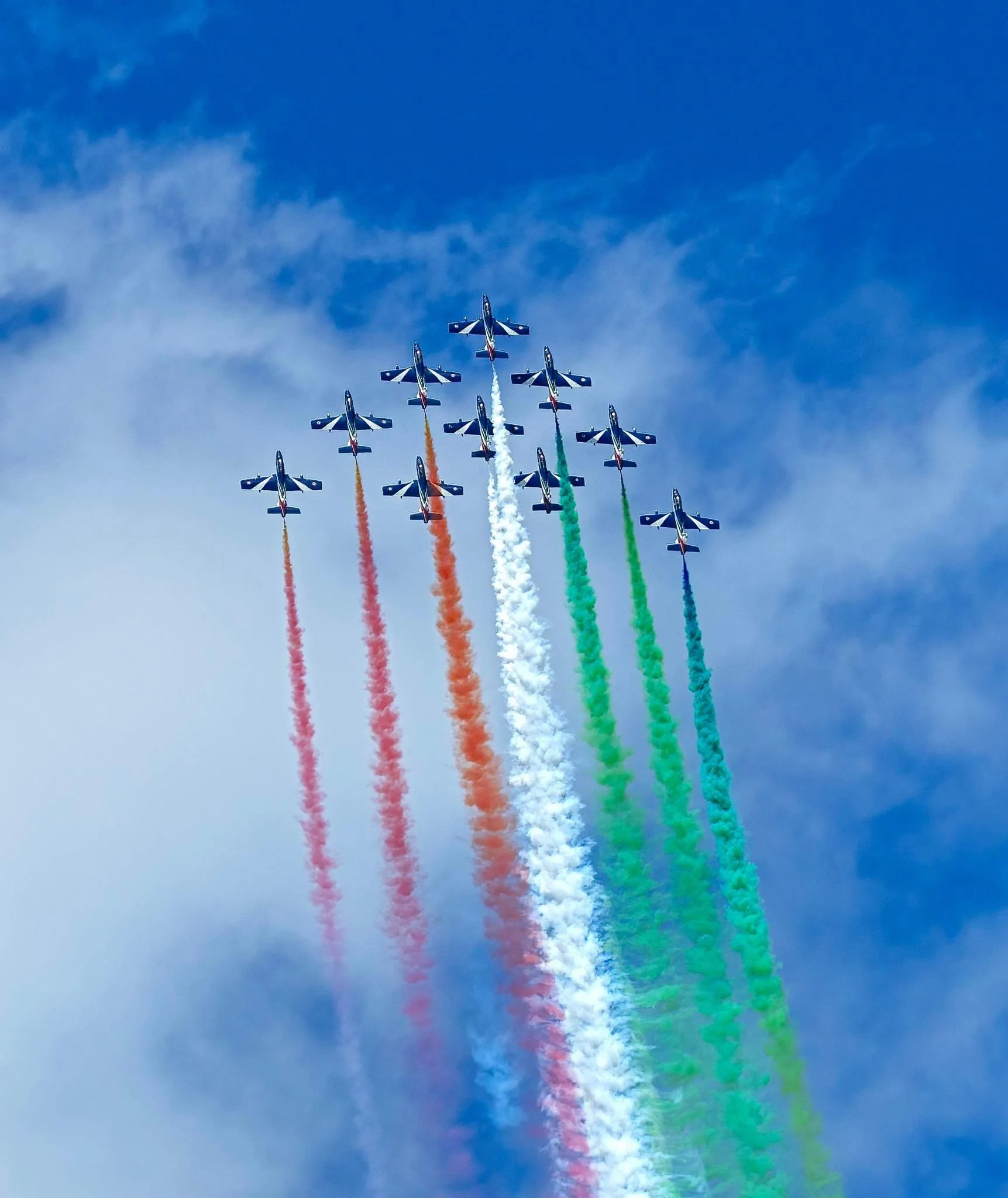 Italian Air Force Flyby On Monday