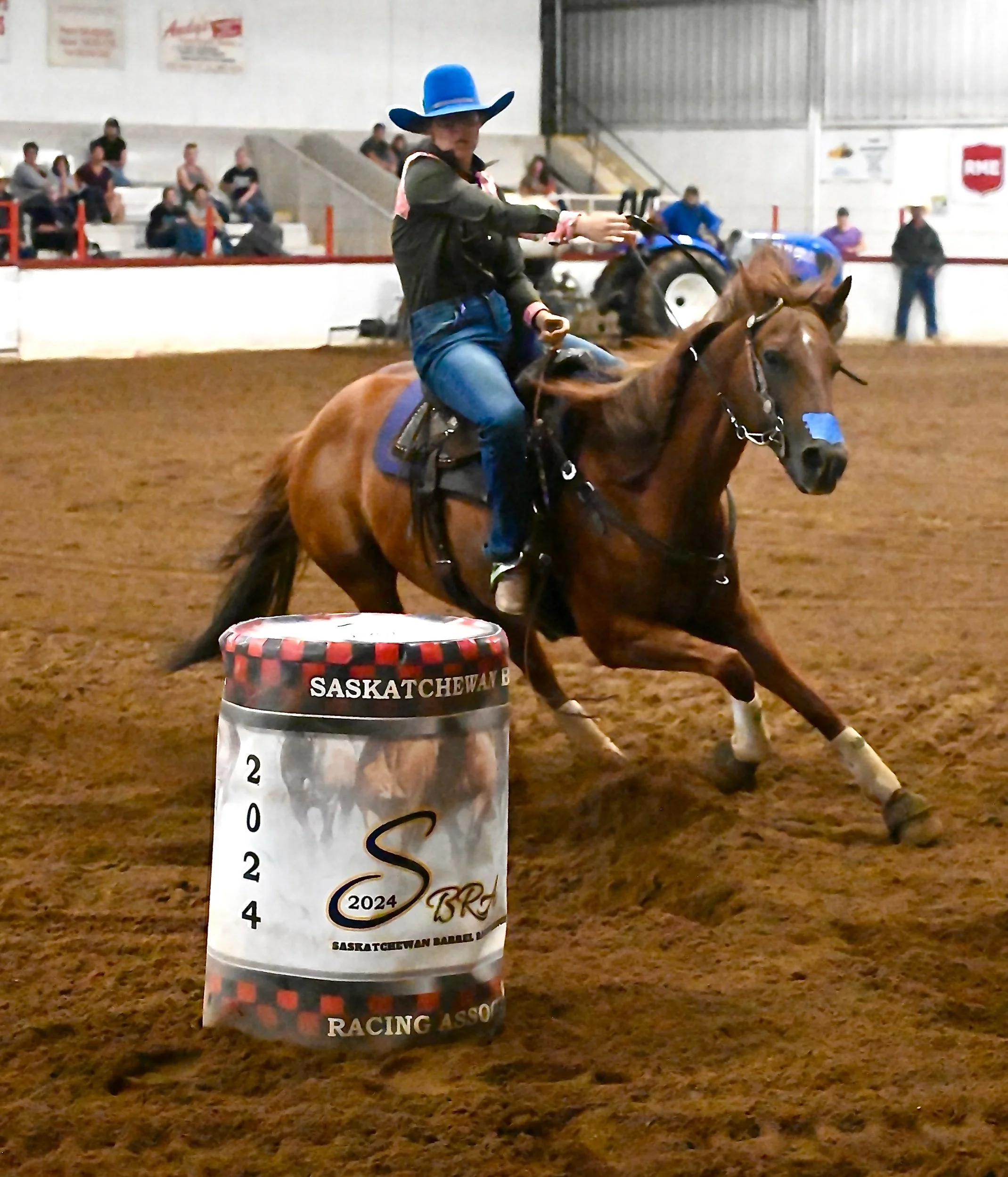Barrel Racers Light Up The Exhibition Grounds