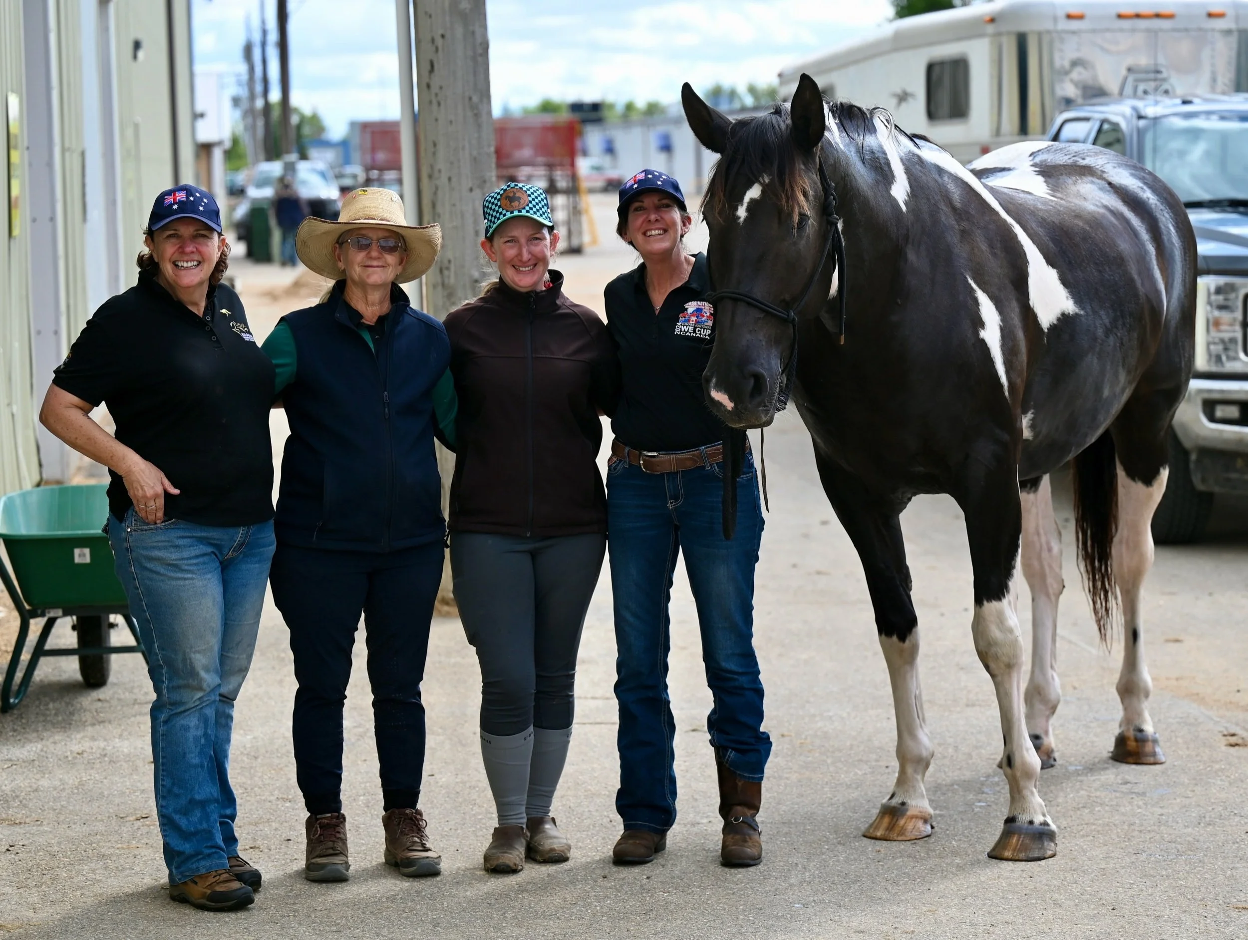 Australians Having A Blast At Horse Show