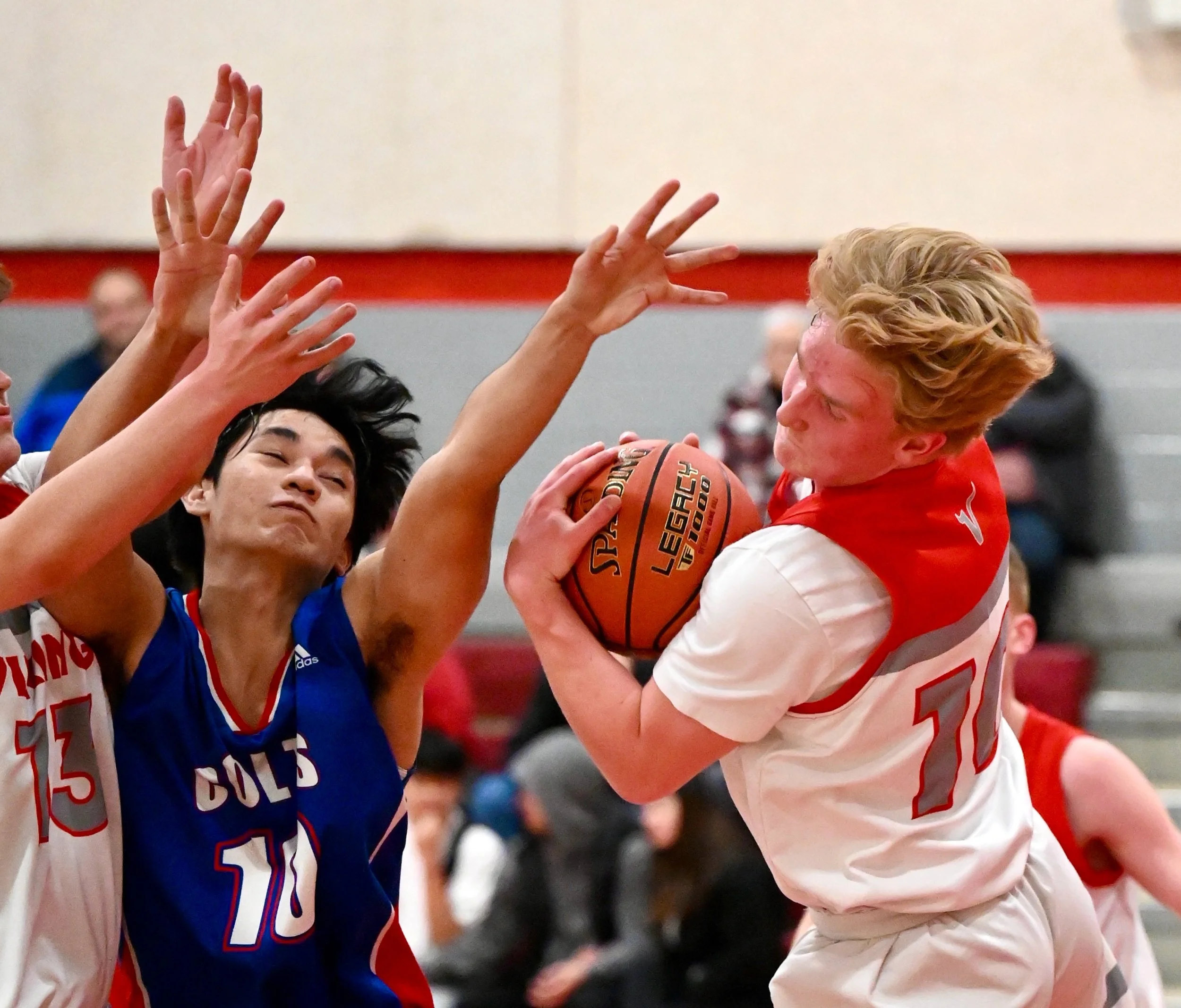 Log Jam For First Place In Senior Boys Basketball