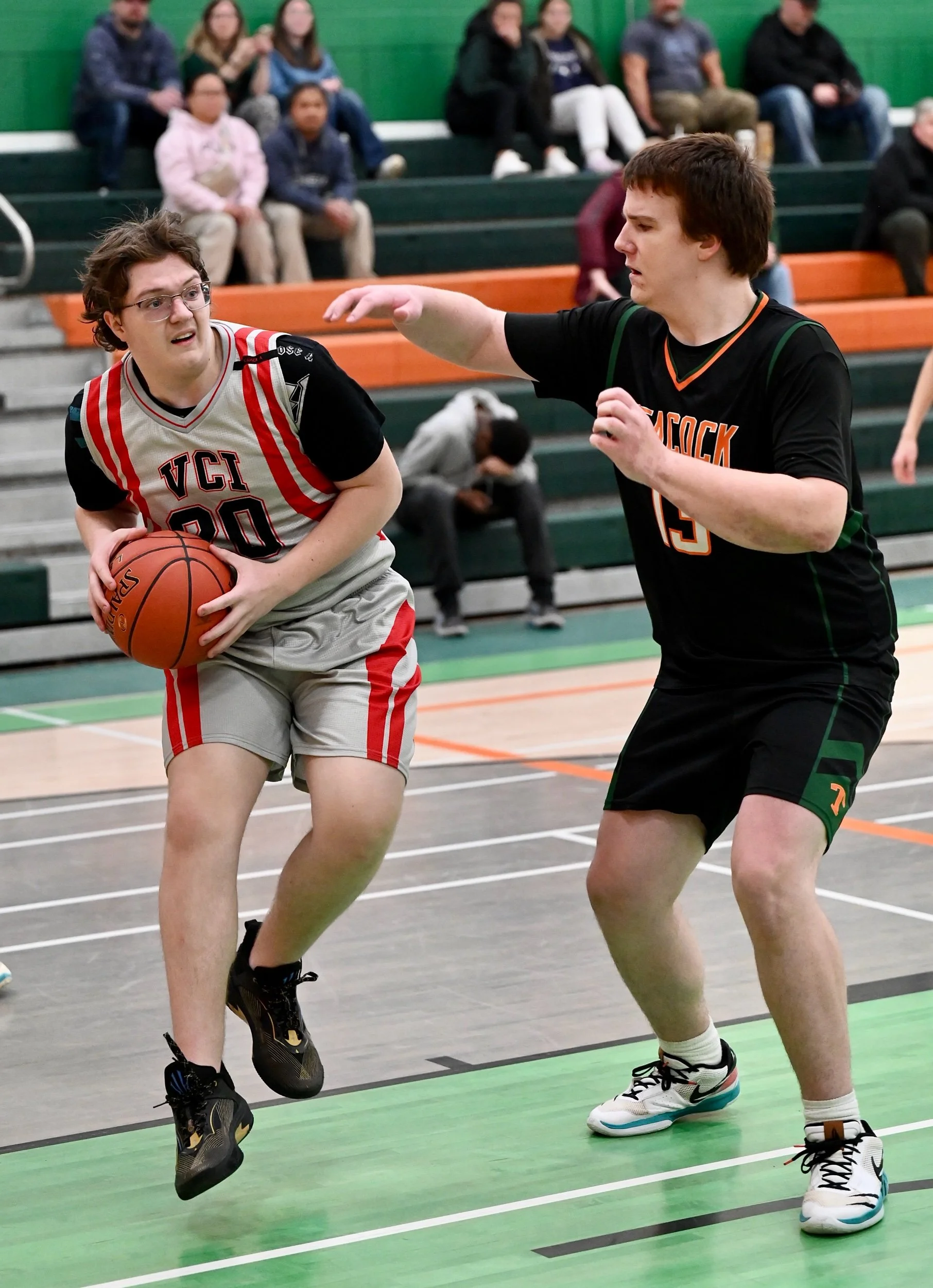 Peacock Green Junior Boys Basketball Team Defeat Vanier Red As Playoffs Start