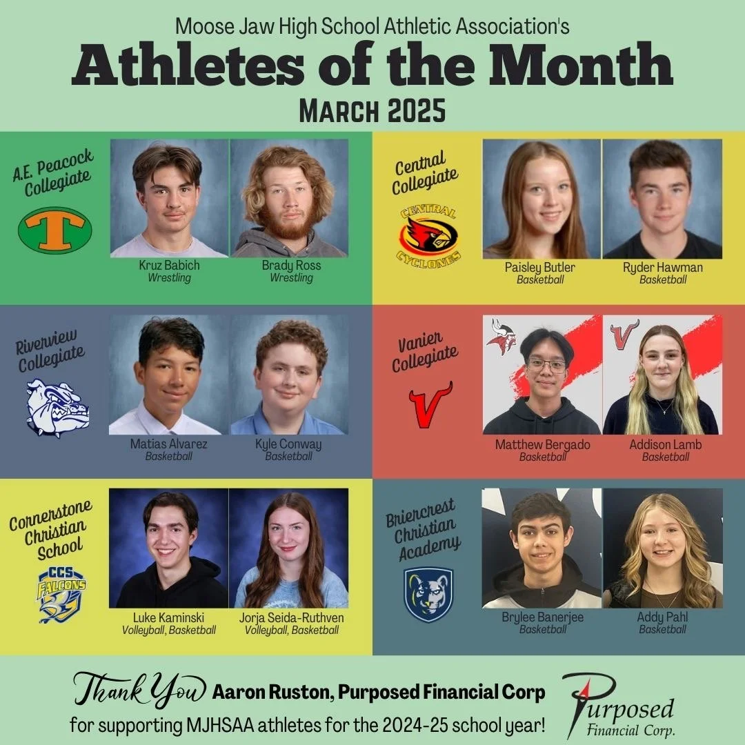 Student Athletes Of The Month - March 2025