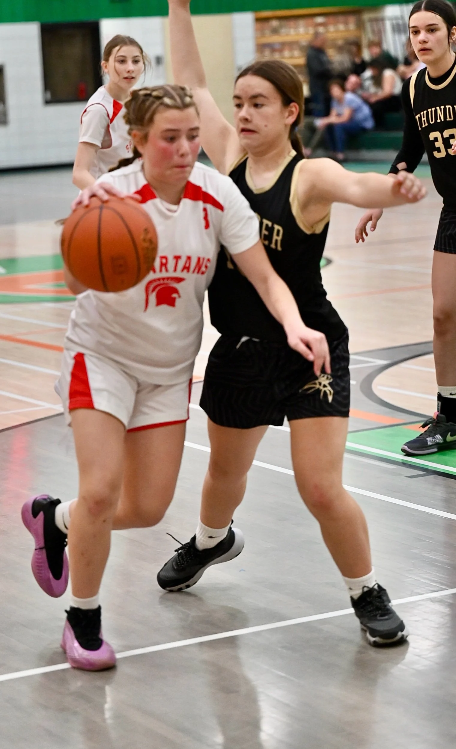 It was a good evening for Spartans U14 Girls