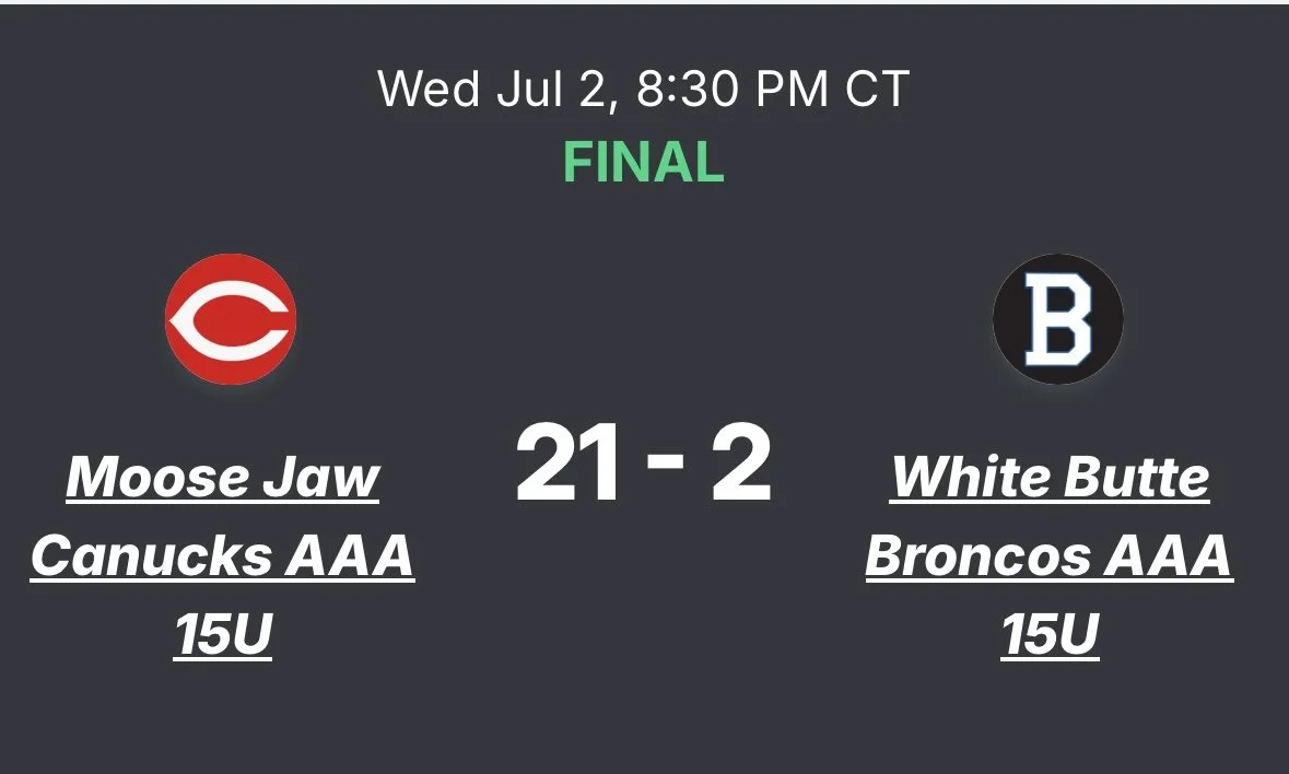 Moose Jaw U15 AAA Canucks Move To 22 - 0