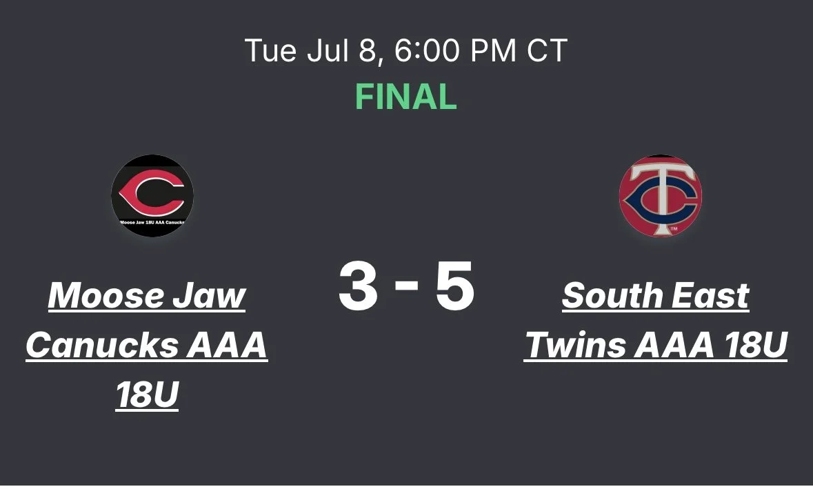 U18 AAA Canucks Split Doubleheader In Weyburn