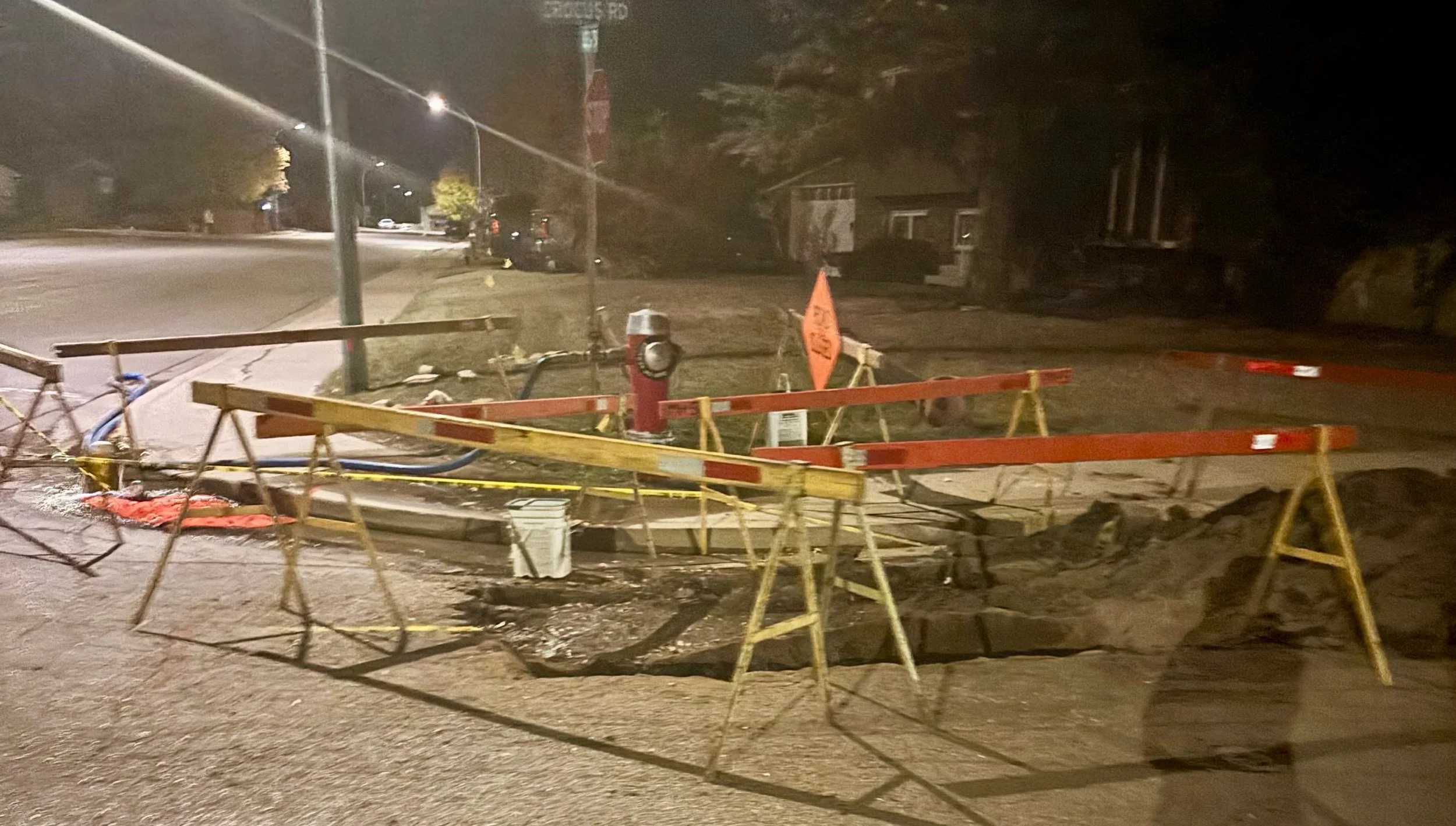 Fire Hydrant Allowed To Run All Weekend Long