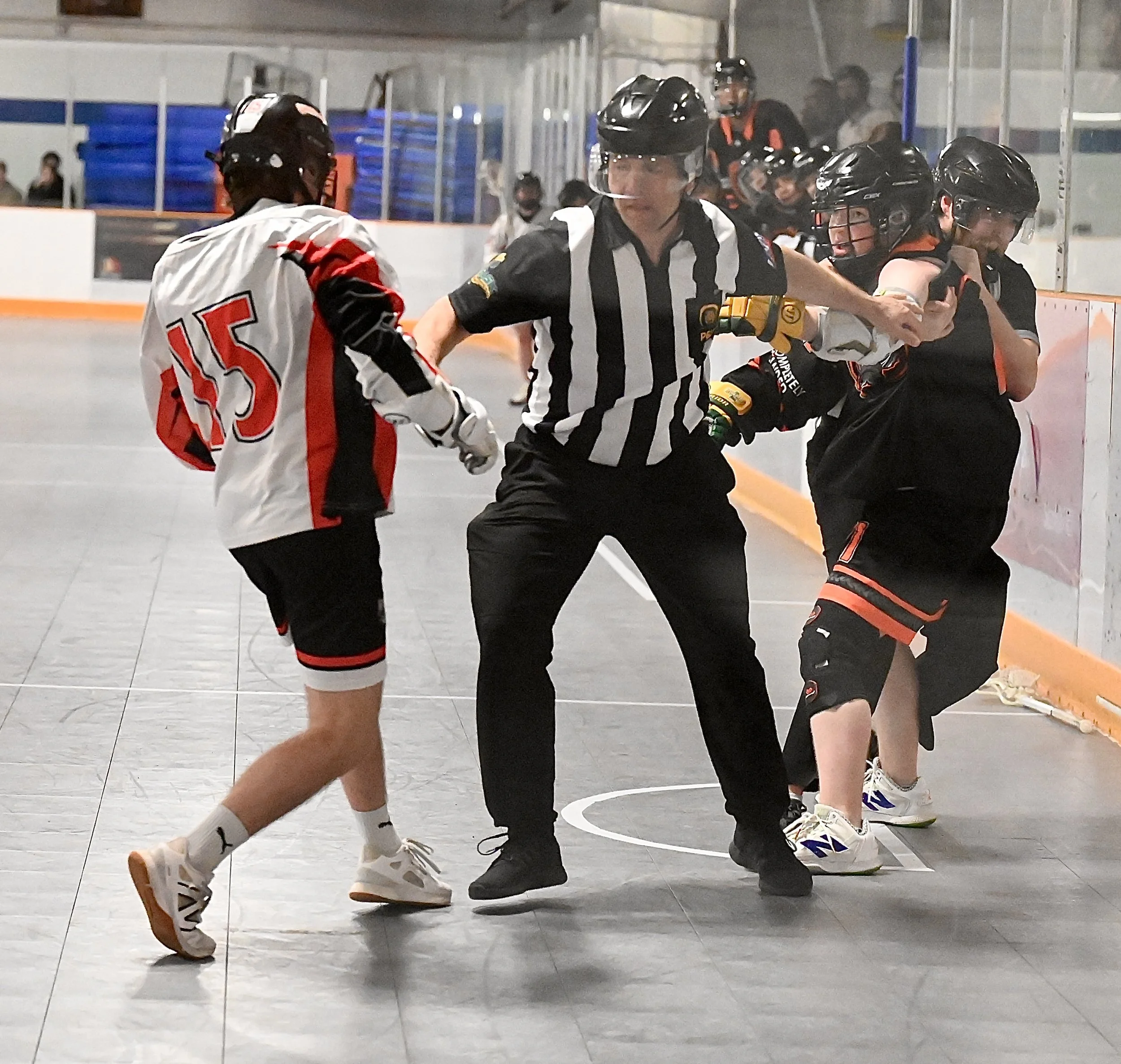 Mustangs Defeat Razorbacks In Tough Physical Game - Photo Essay 