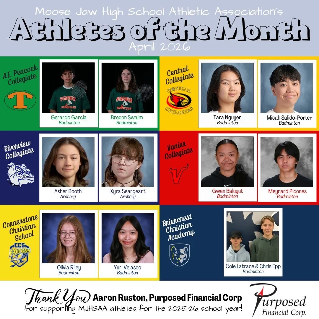 Athletes Of The Month For April 2026