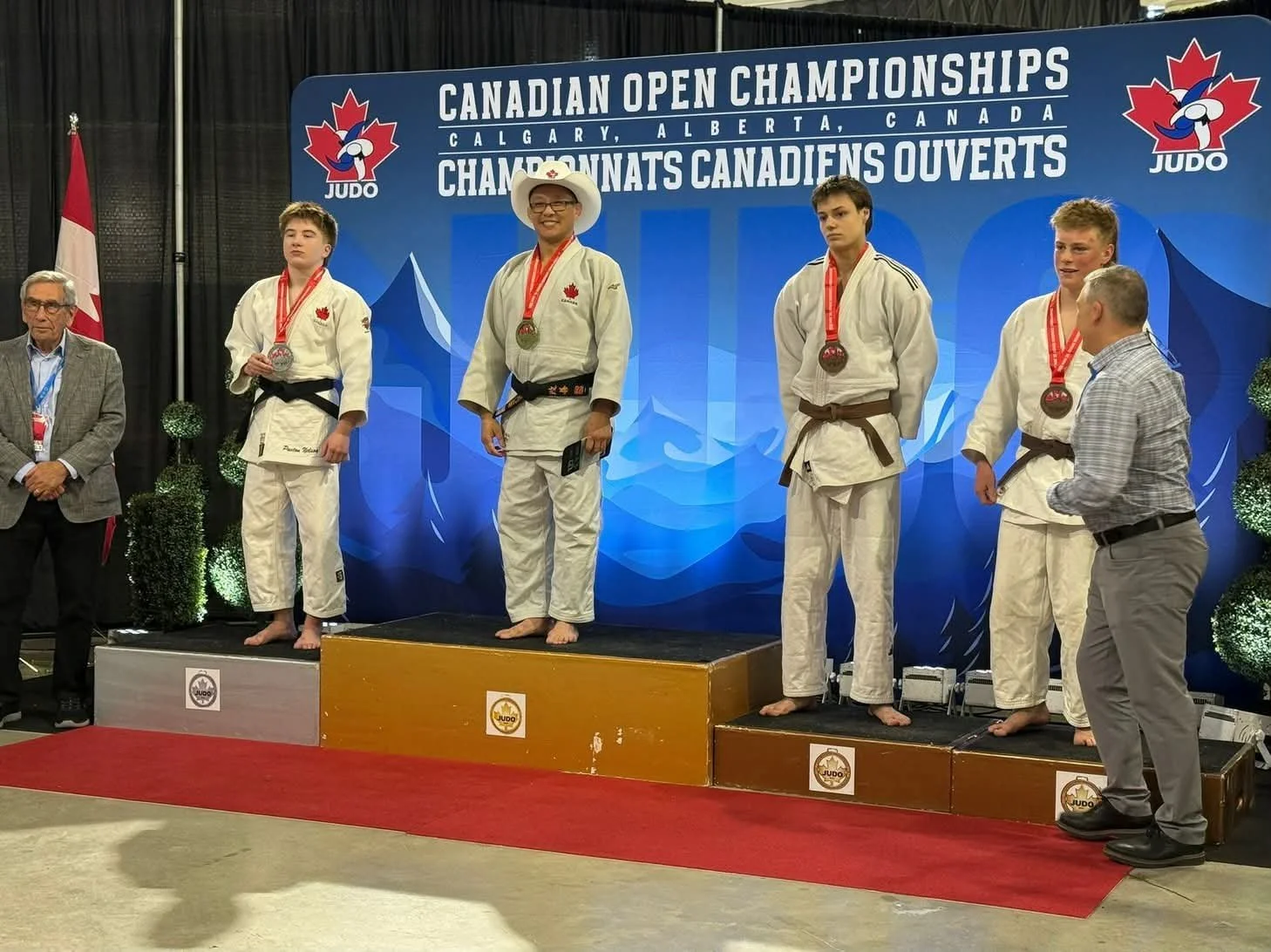 Paxton Nelson wins a silver medal at the National Judo Championship