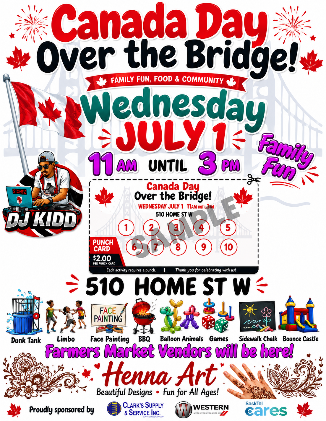 Canada Day Over the Bridge to Create Family Fun in Moose Jaw
