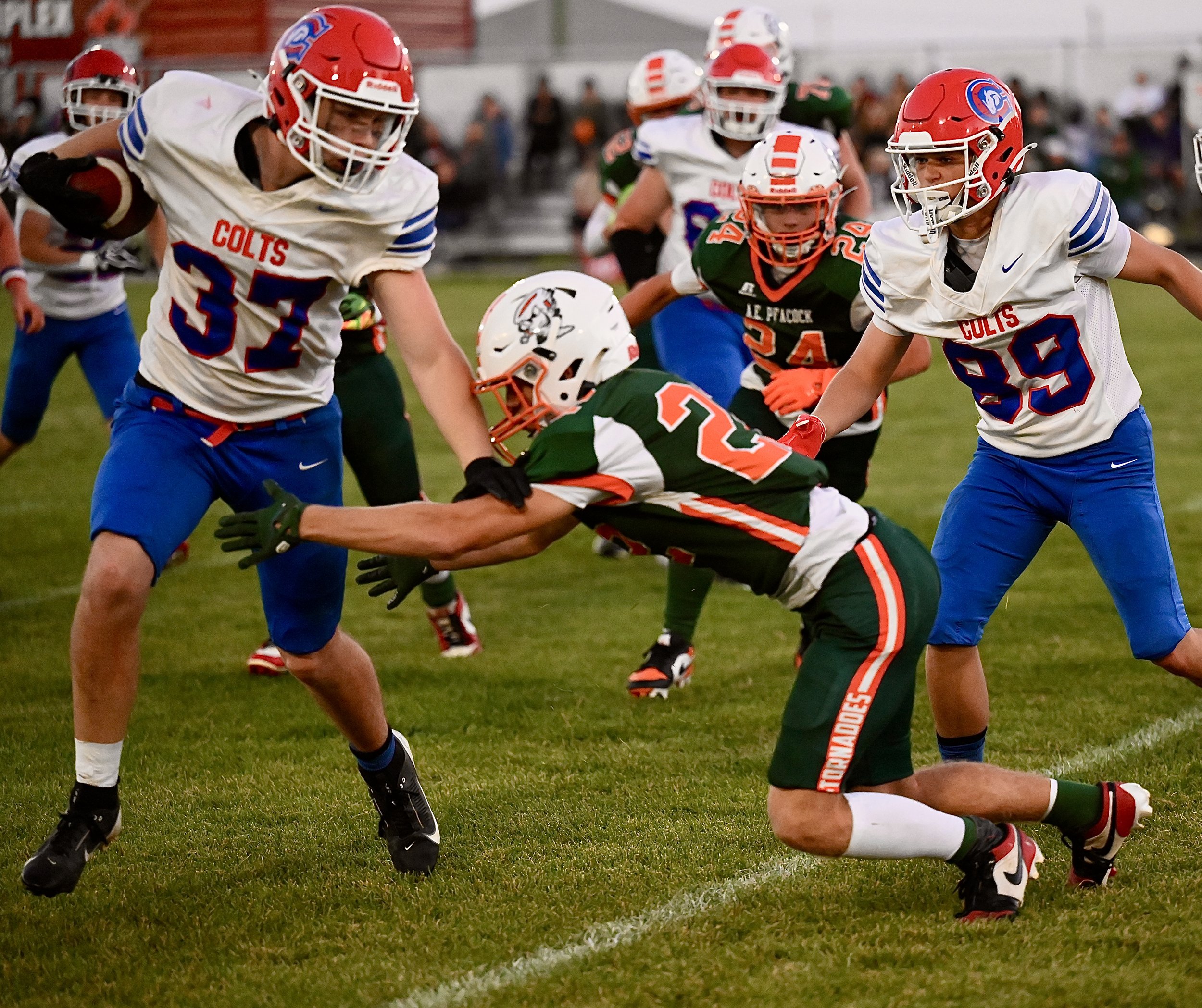 Colts Gallop Past Tornadoes 