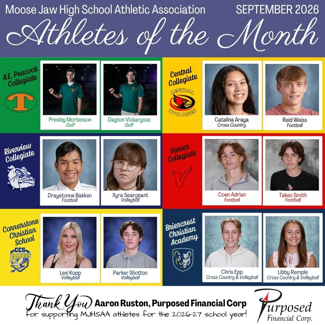 September Athletes Of The Month