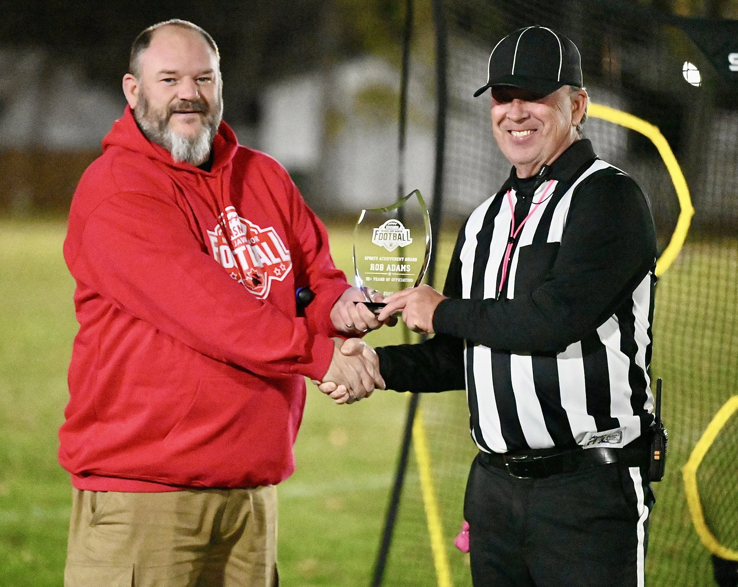 Long Time Referee Honoured 
