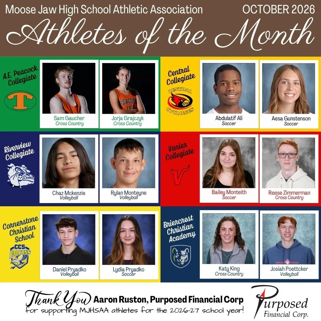 October 2026 - Athletes Of The Month