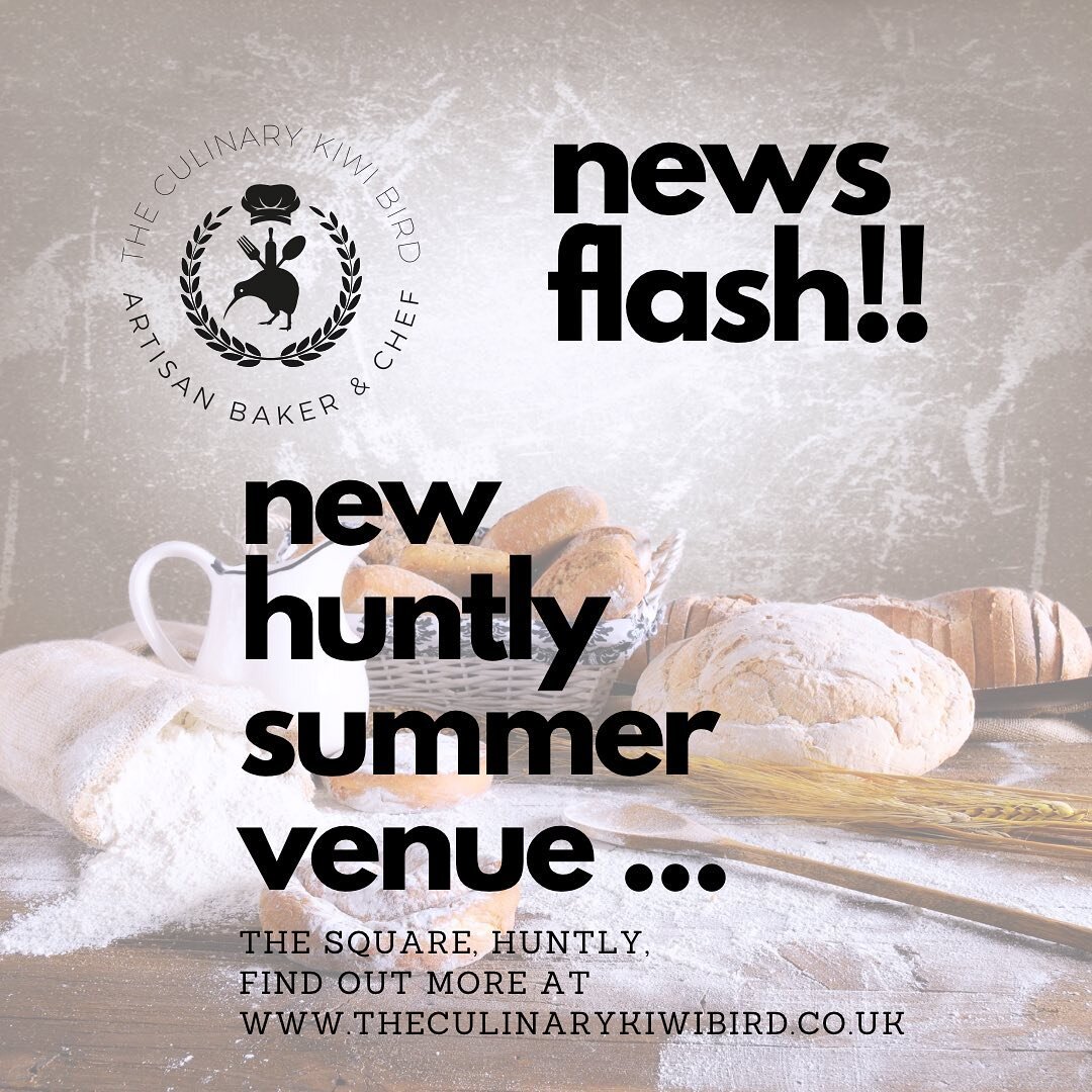 Watch this space for further updates on a new Friday venue in Huntly for the summer months. #artisanbread #artisanbakery #microbakery #bakersofinstagram #sourdough #realbread #viennoisserie #onthemove #smallbusiness #buylocal #shoplocal #supportlocal