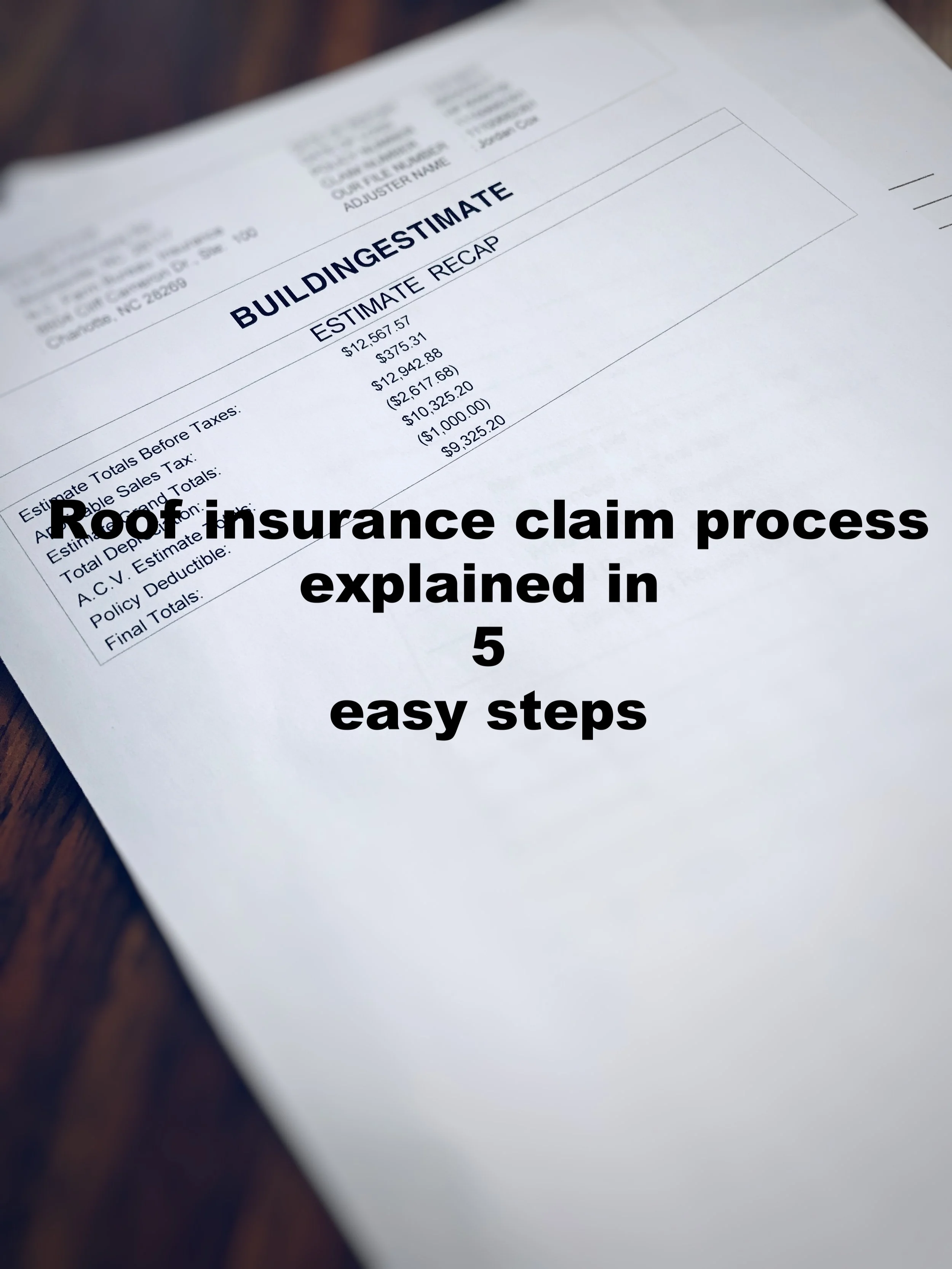 Roof Insurance Claim Process Explained In 5 Easy Steps