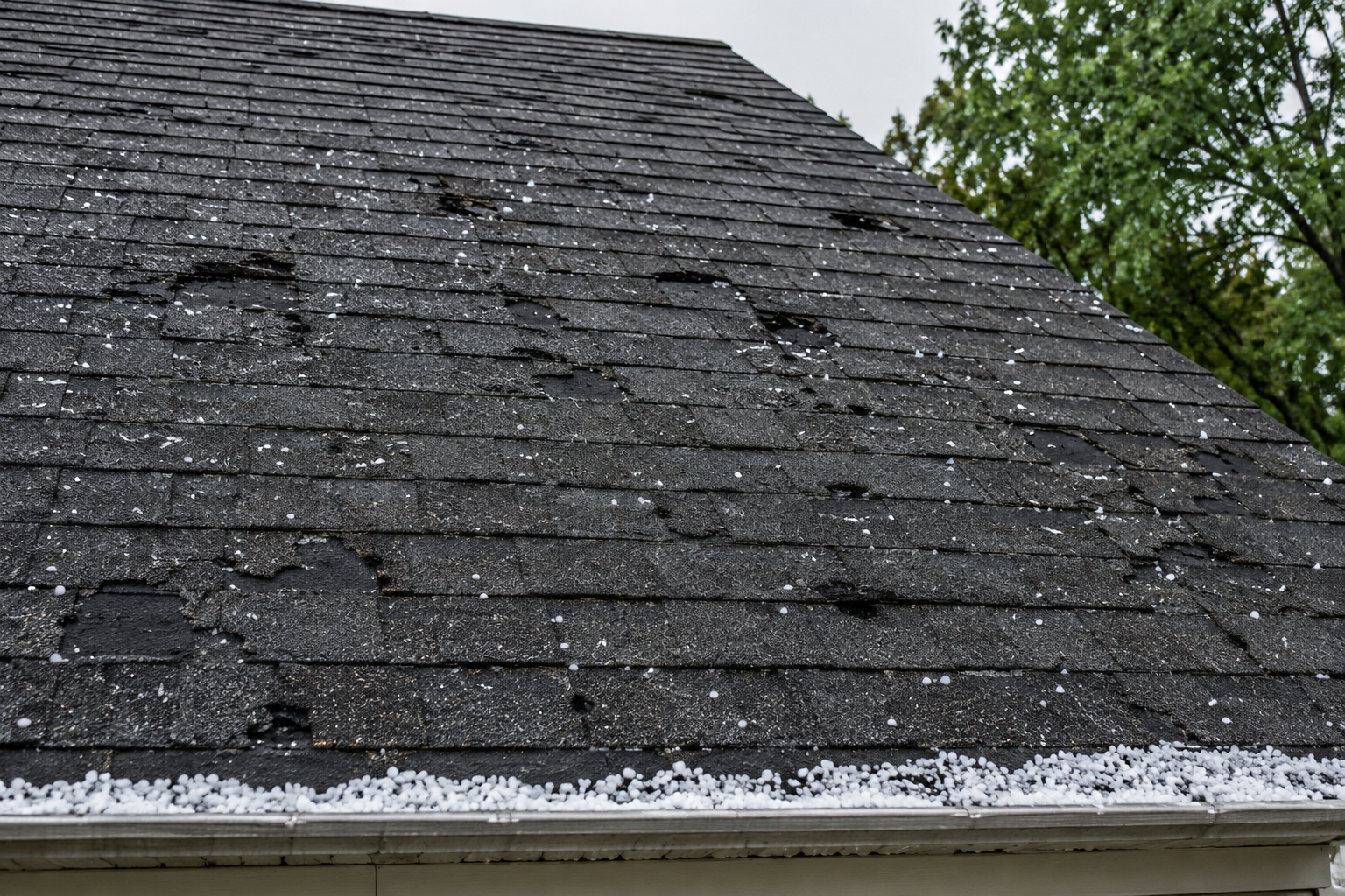 Storm Damage near Hendersonville North Carolina