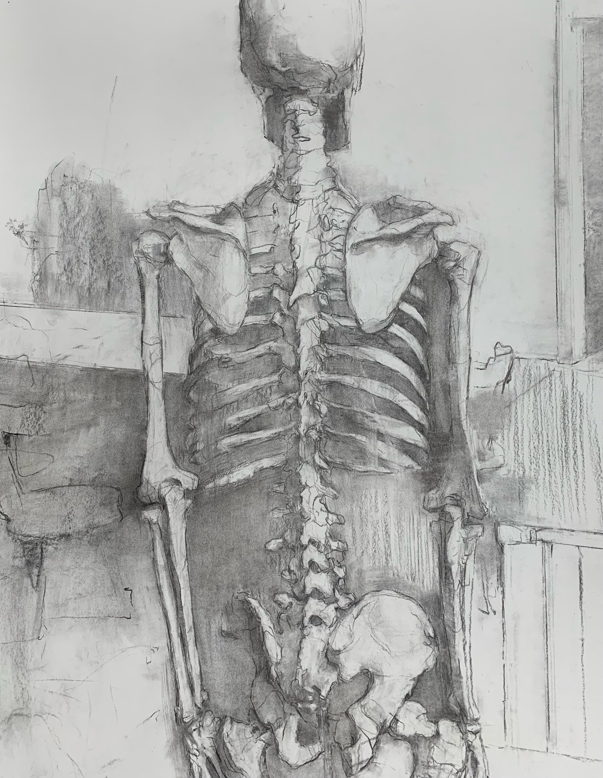   Skeleton 2 (in the Alabama studio) , detail 