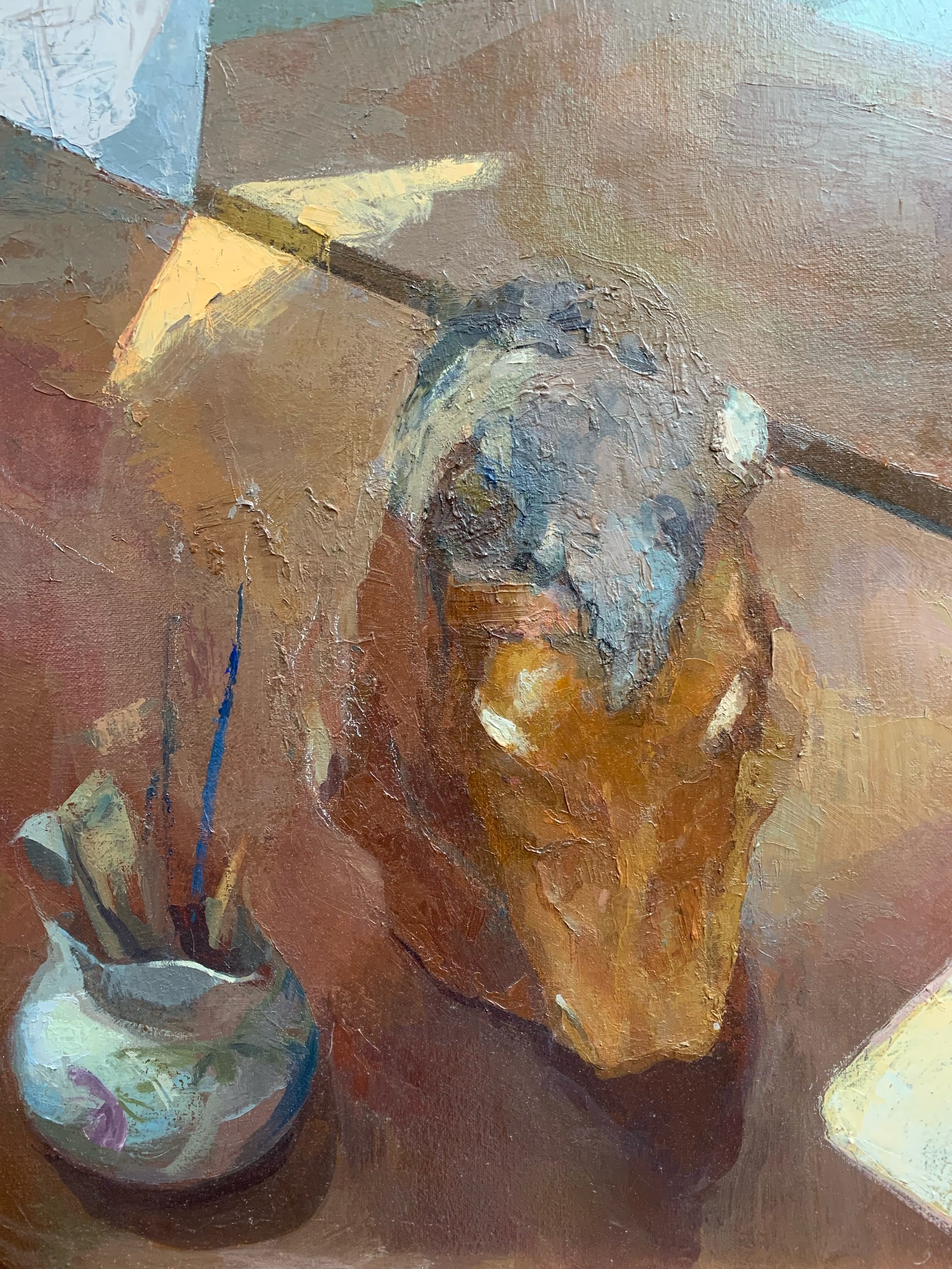   Horse Head with mirror , detail 