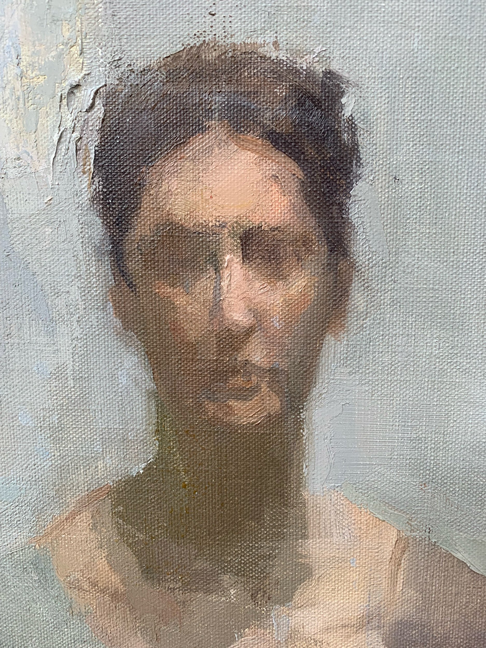  Light self-portrait , detail 