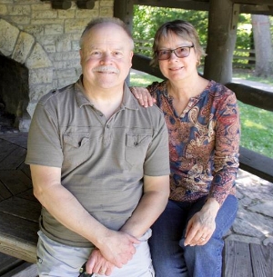 Siblings Bill and Mary Jo in 2017