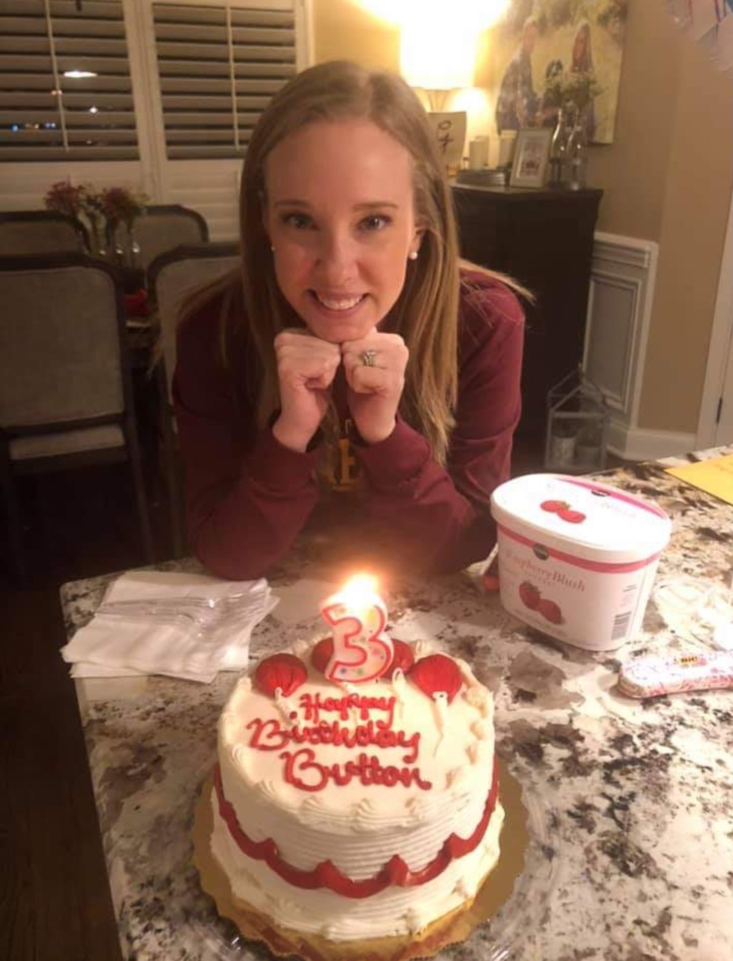Rachel Gulley and Button’s Birthday Cake!