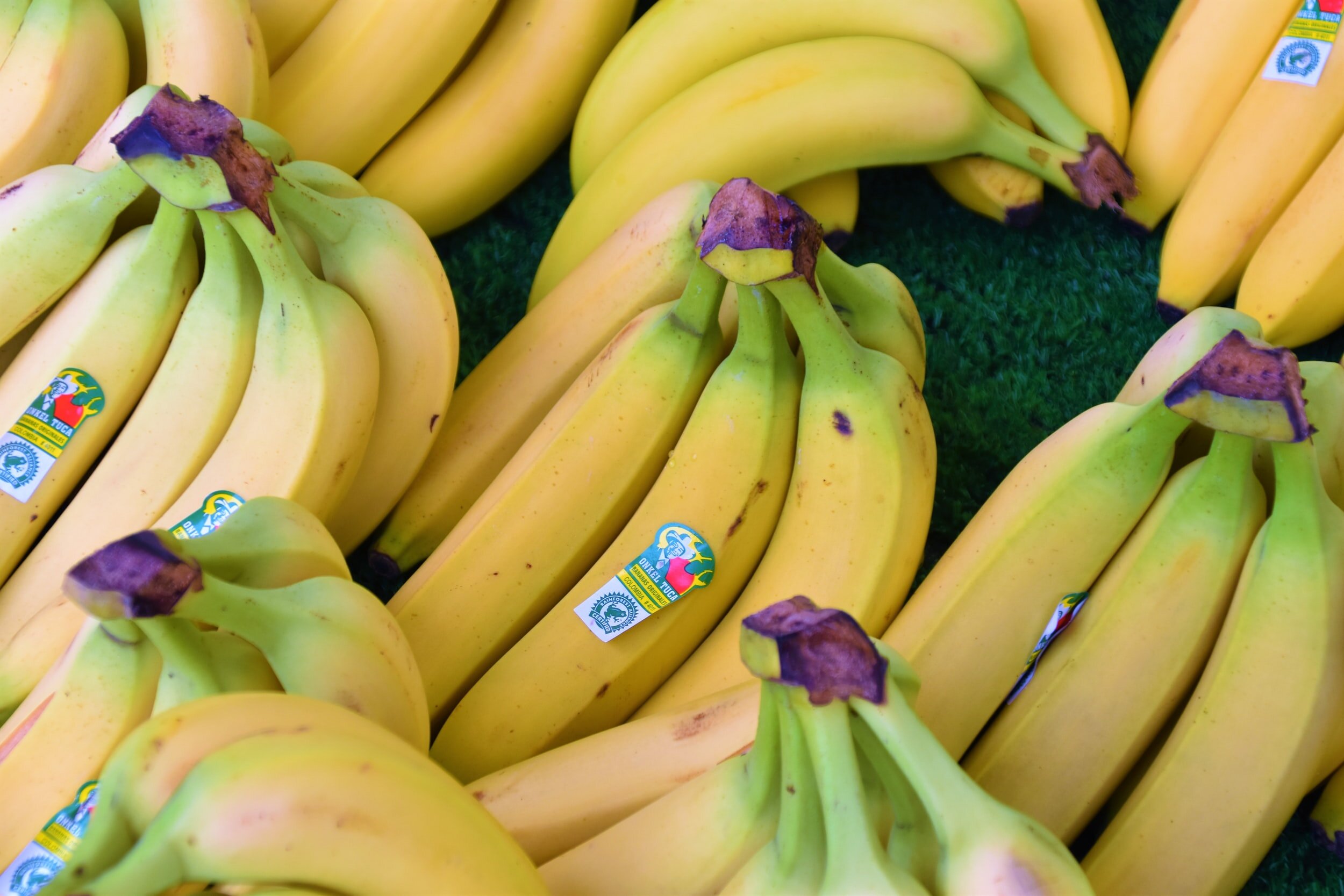 Photo of multiple ripe banana bunches by Waldemar Brandt on Unsplash