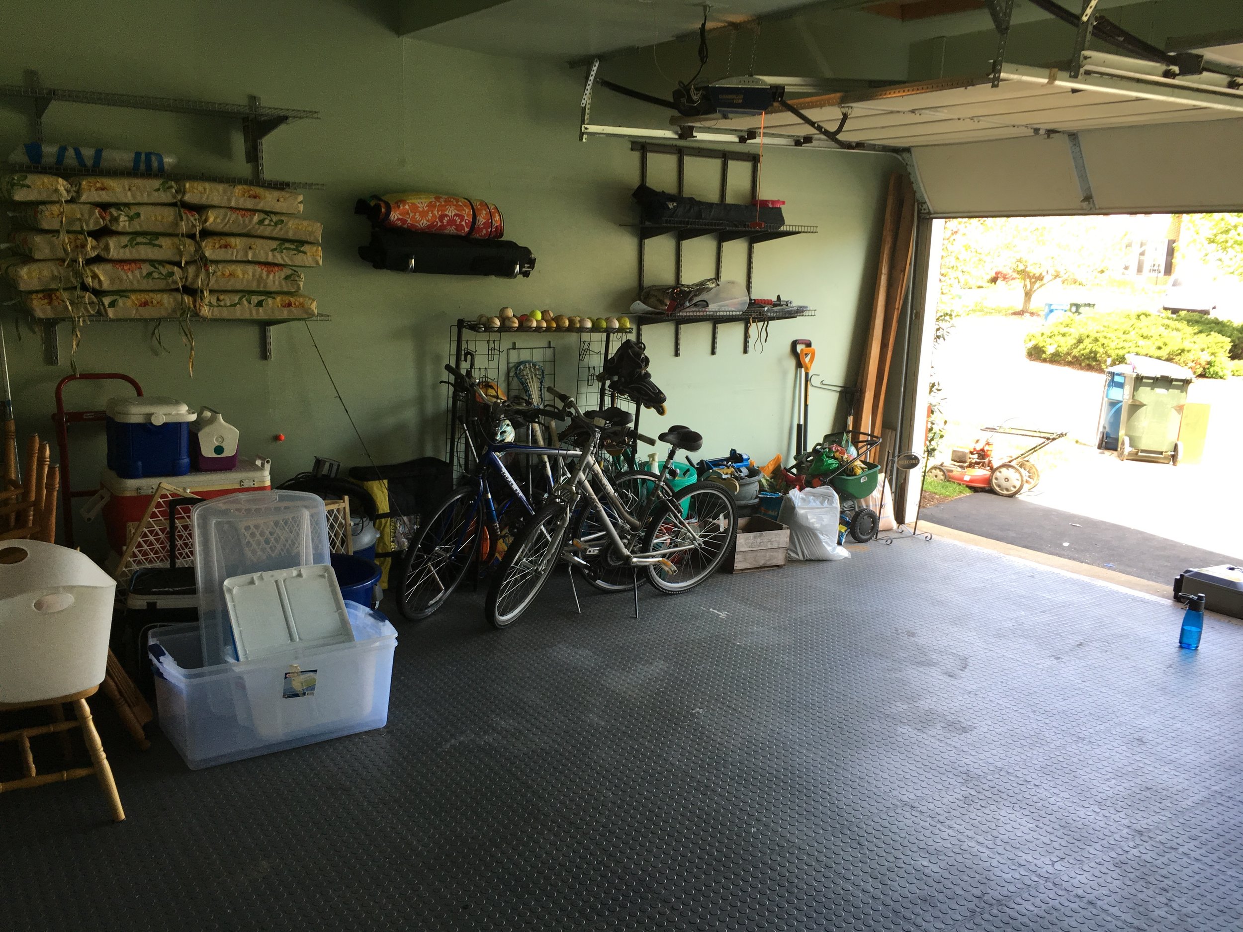 After organizing room