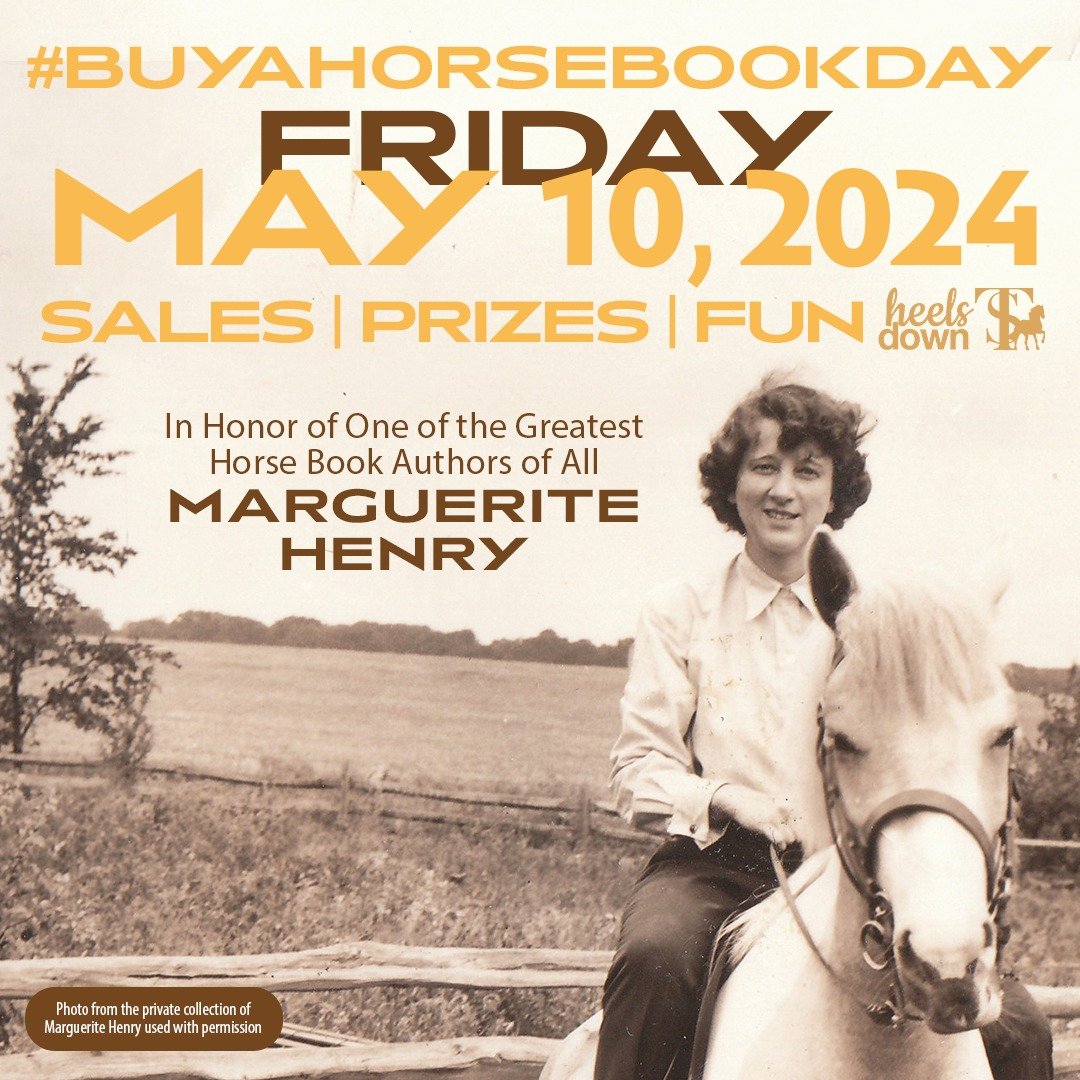 🐴📚 Get ready to saddle up for Buy a Horse Book Day Today! 📚🐴

Our love for horse books has spread like wildfire worldwide! 🌍 Let's make Buy A Horse Book Day 2024 even more special by honoring the legendary Marguerite Henry, whose stories have ca