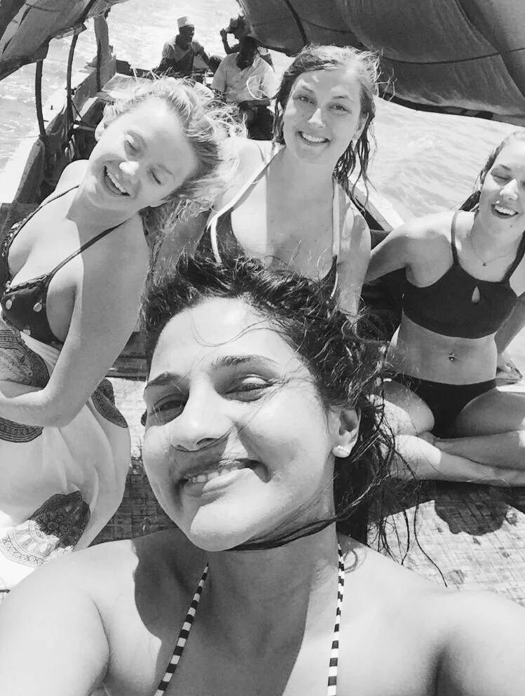 Jenny, Diane, Georgina and I (missing Jordan in this picture!) Zanzibar, August 2017. #feelingtwentytwo