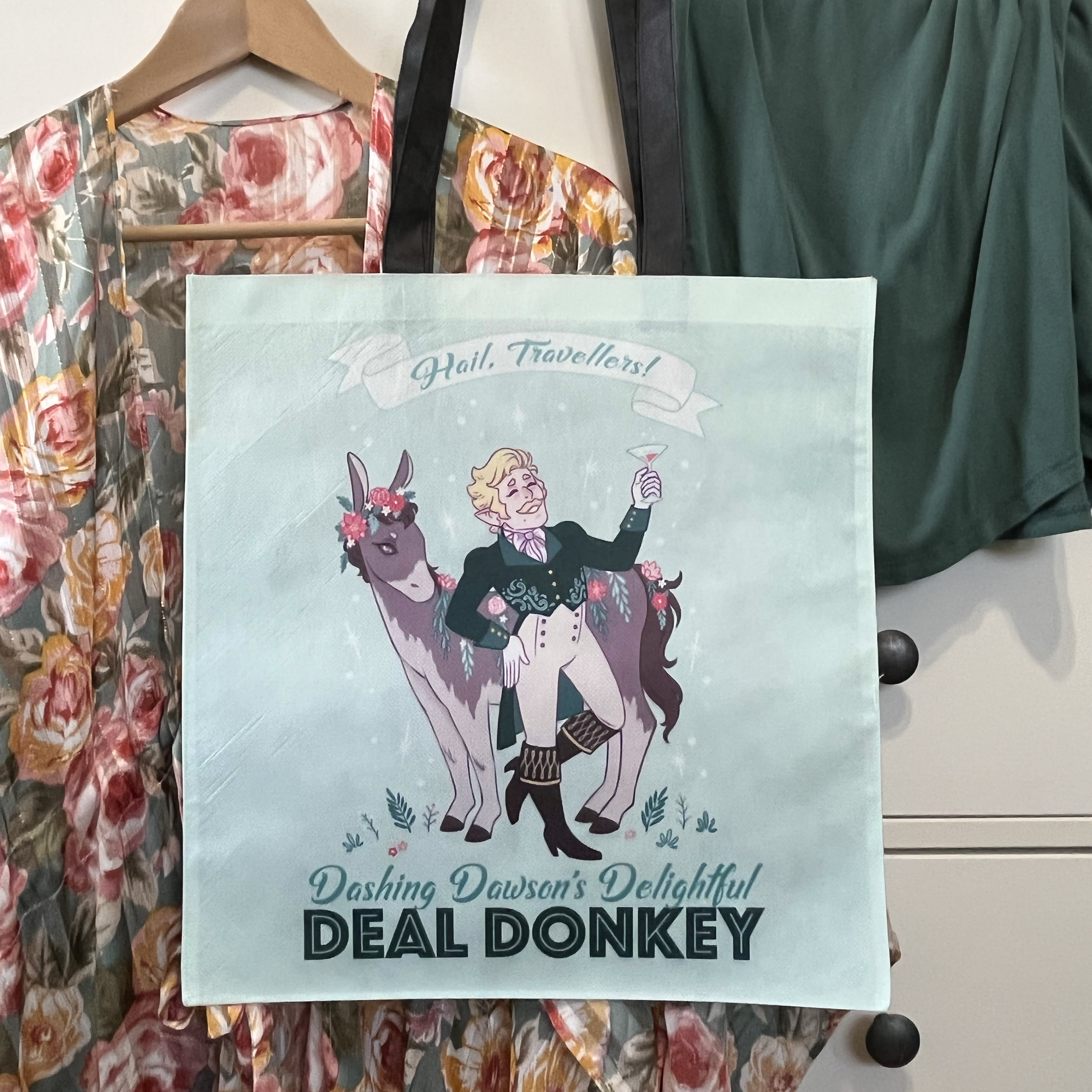 Dashing Dawson Tote Bag