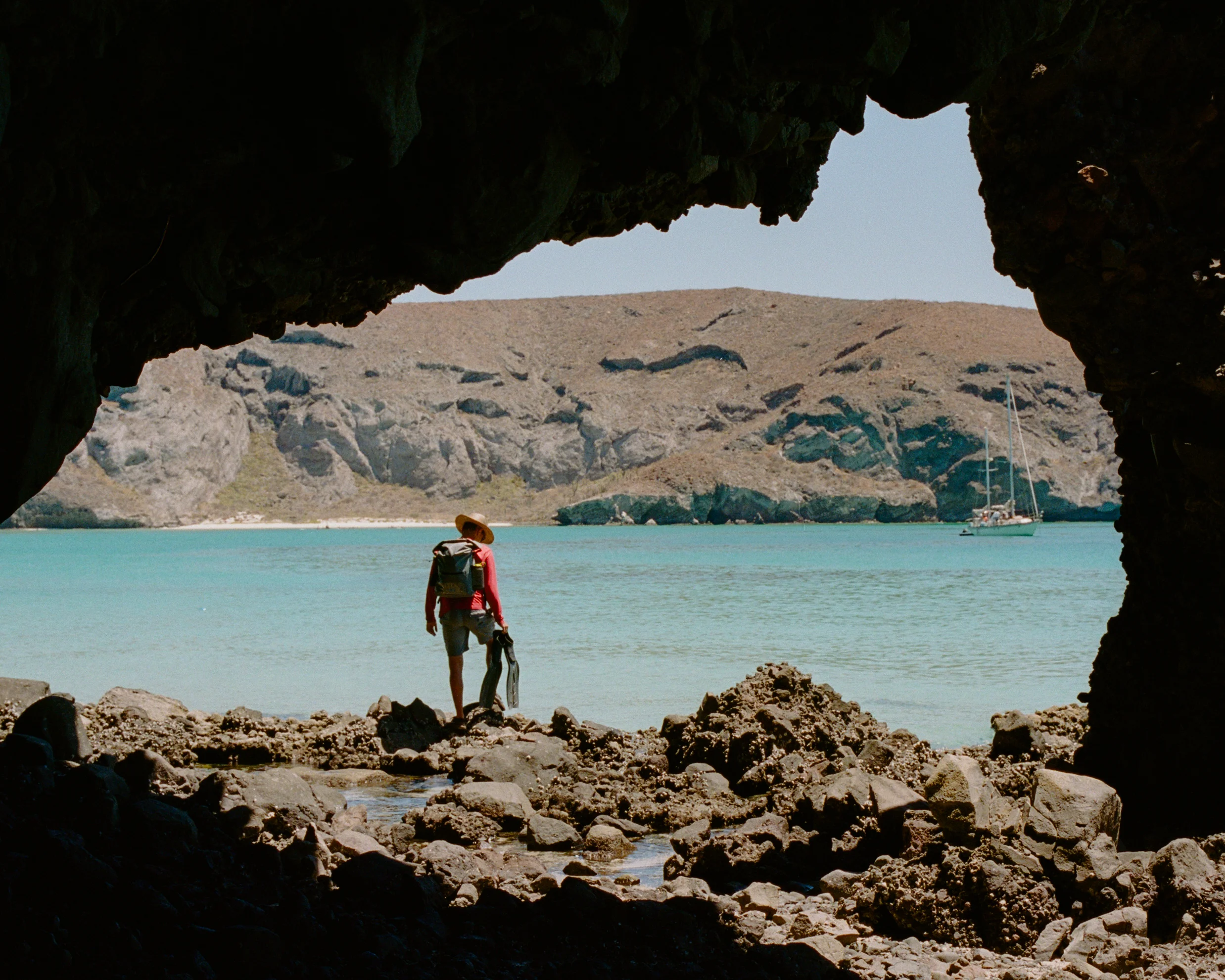 Photograph of Nick Messina in Baja Mexico by photographer Jon Moore, Creative Director at The Beans and Rice