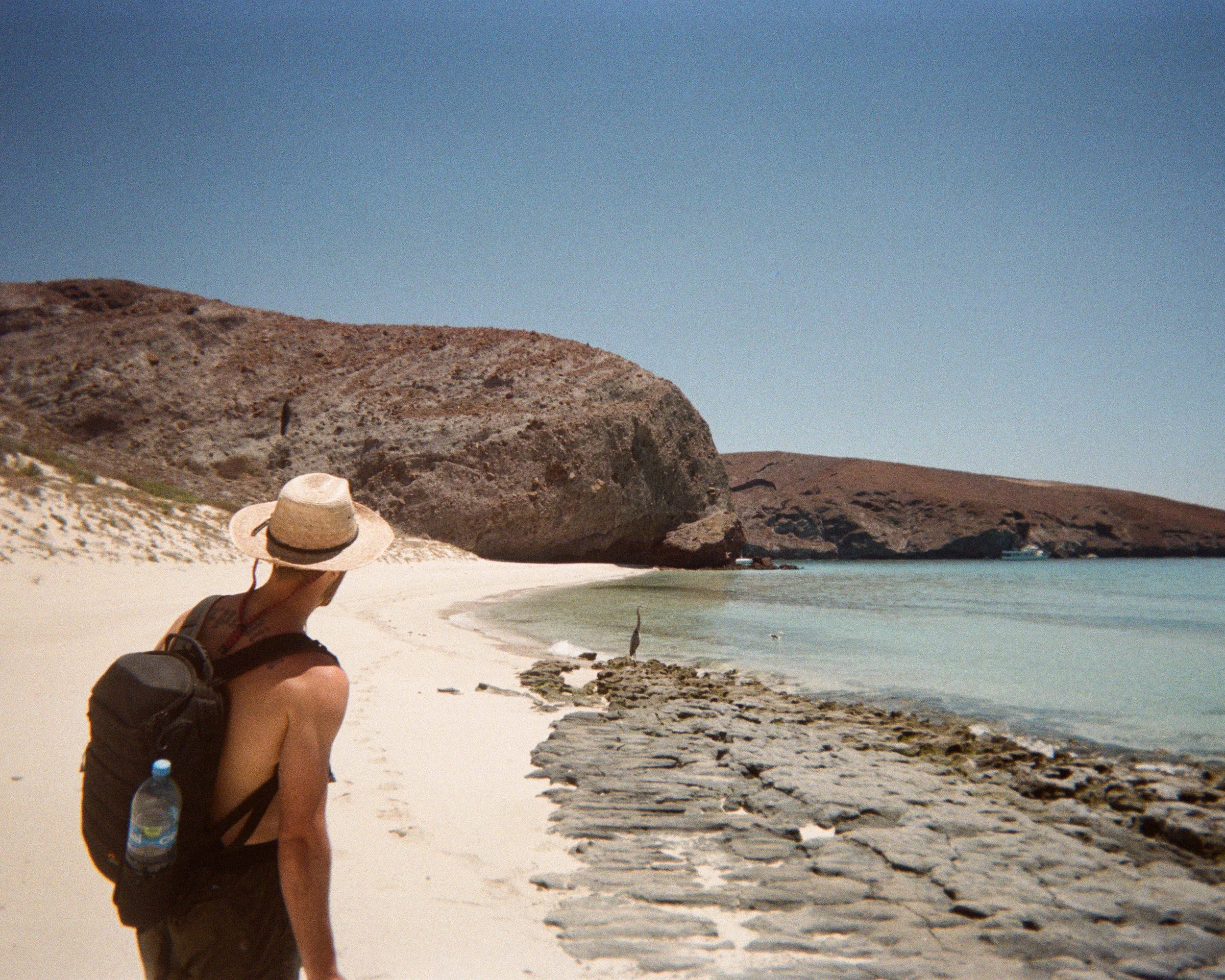 Photograph of Jon Moore in Baja Mexico, Creative Director at The Beans and Rice