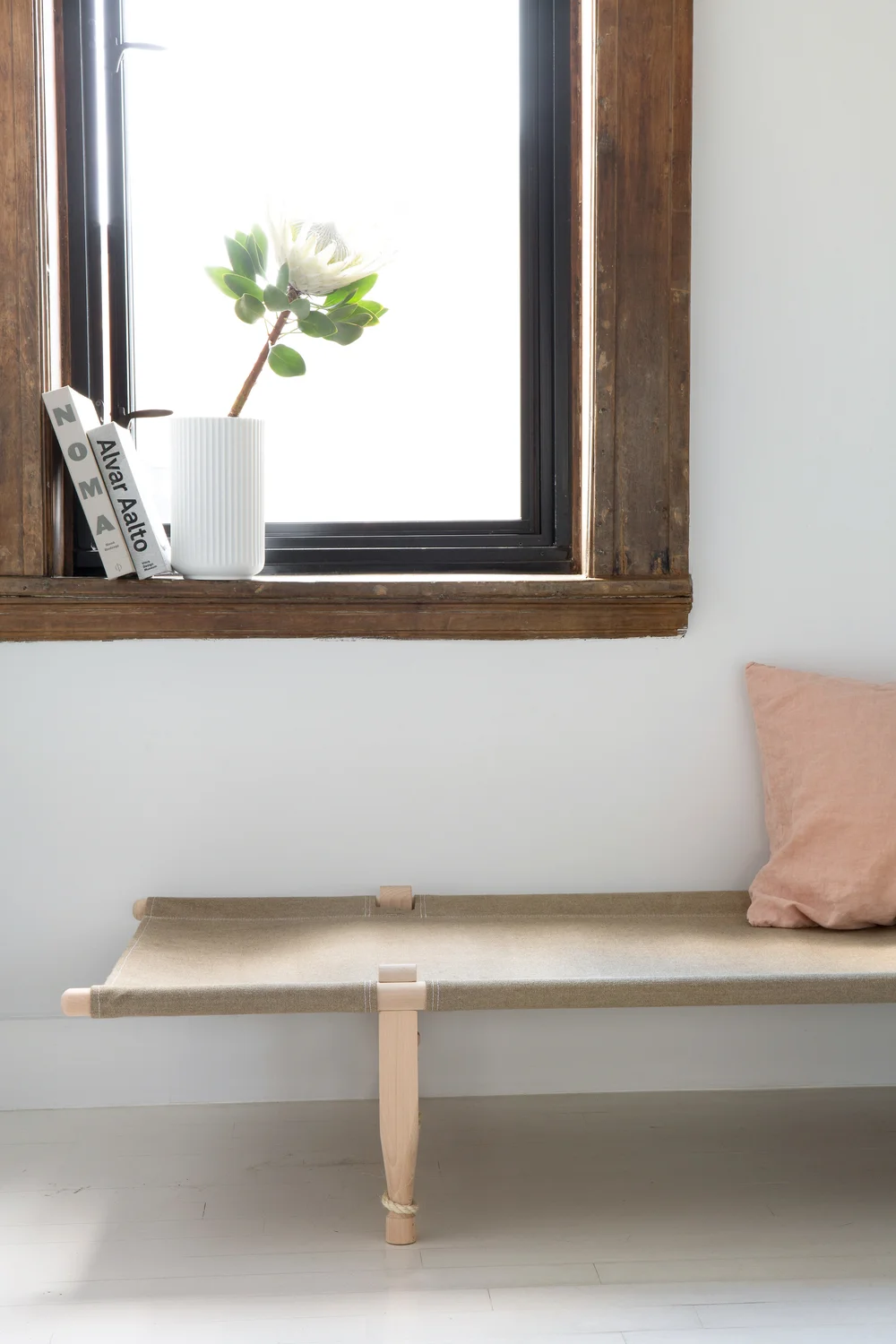 natural wood daybed on Ogk Safari Daybed Natural Objects Nyc
