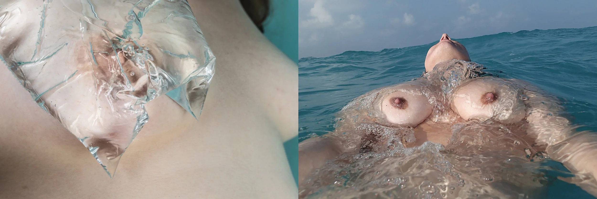 Wet Bag / MLSP Float Cuntemporary Artists Presents (Joanne Leah/Marne Lucas) 2018, 13 x 40", archival pigment print edition 1/5